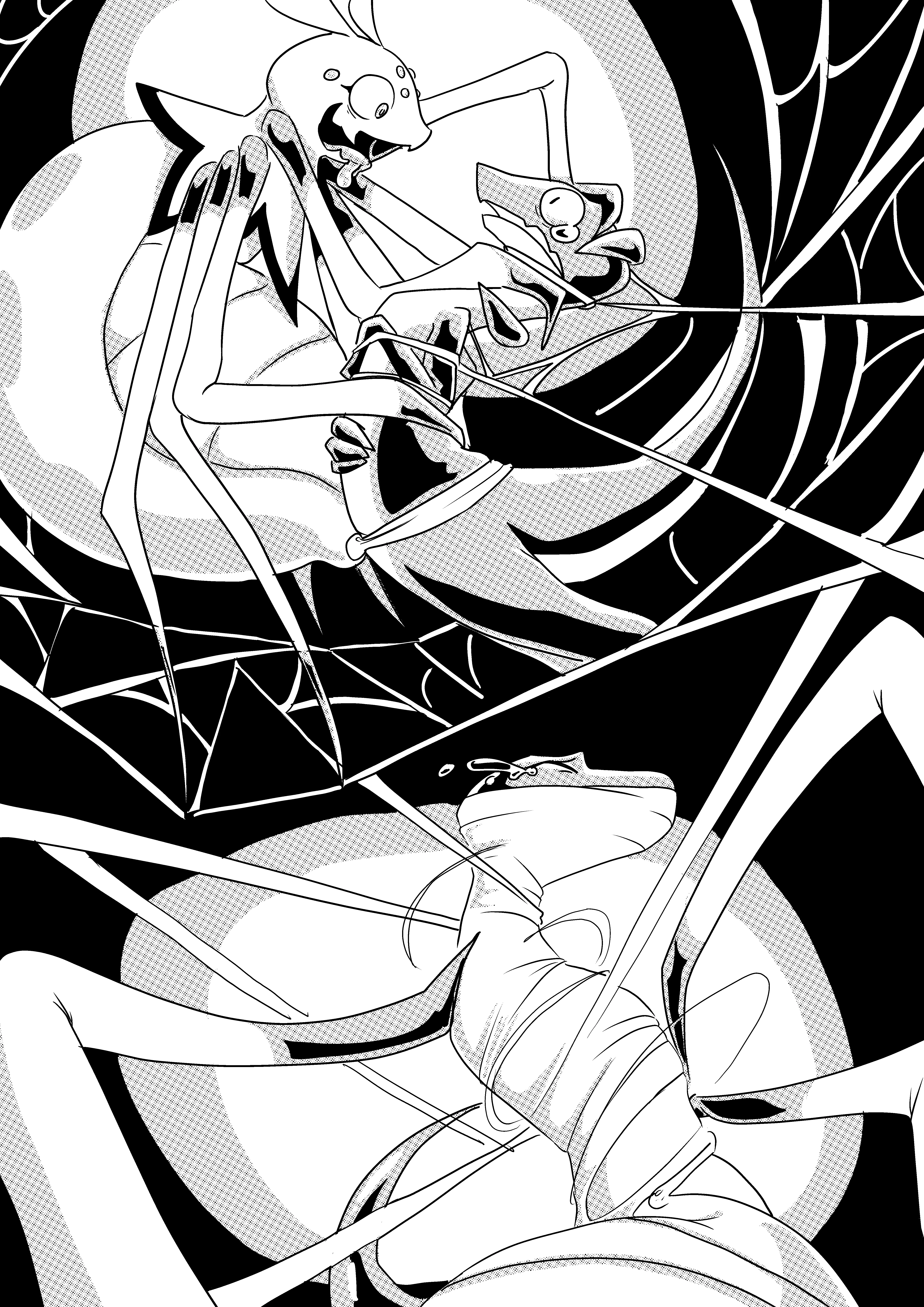 Spider X Lizard porn comic picture 4