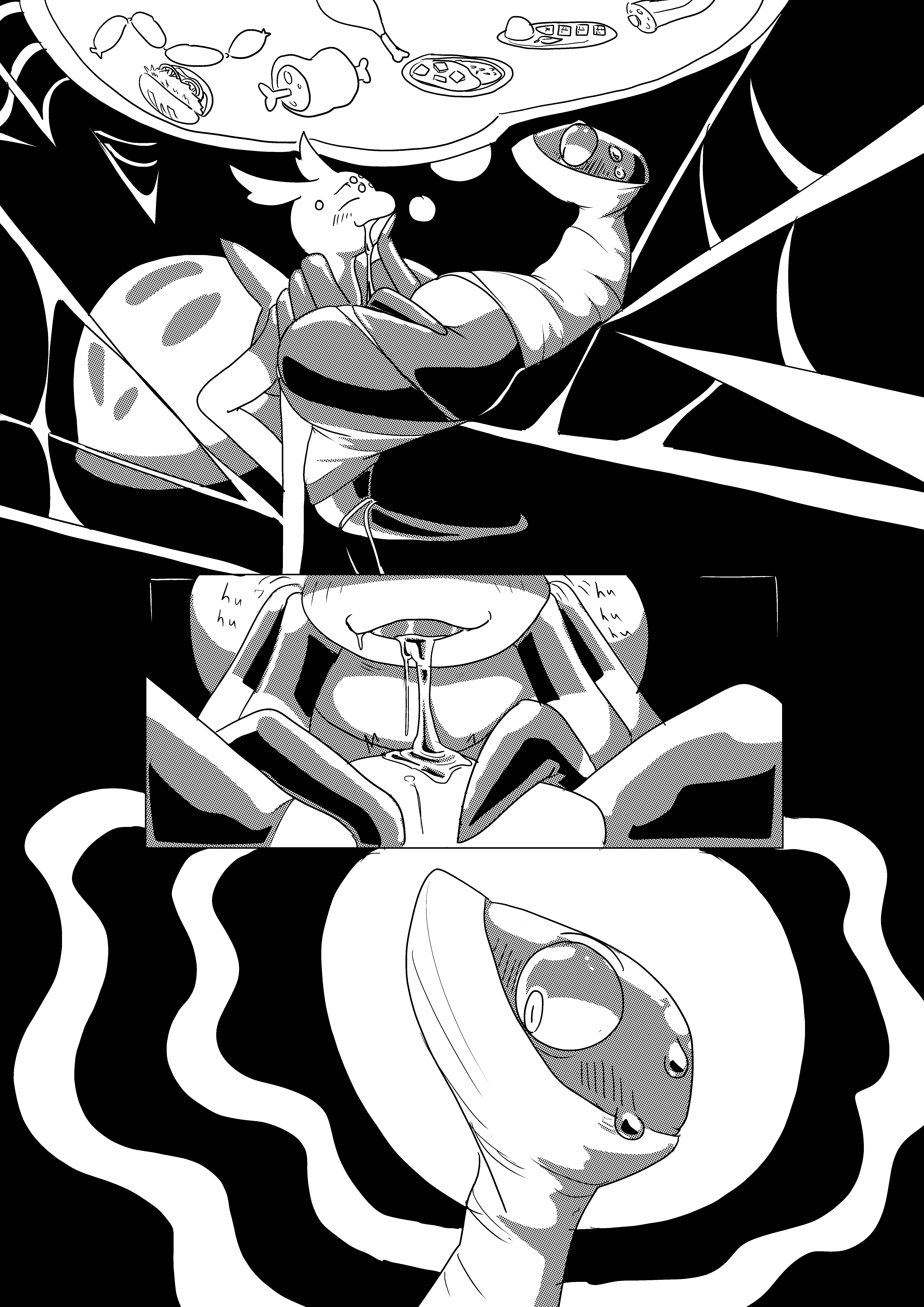 Spider X Lizard porn comic picture 7