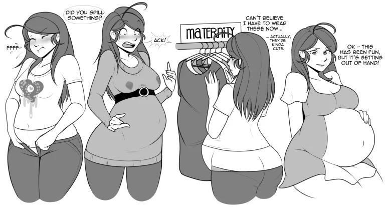 Spontaneous Pregnancy porn comic picture 4