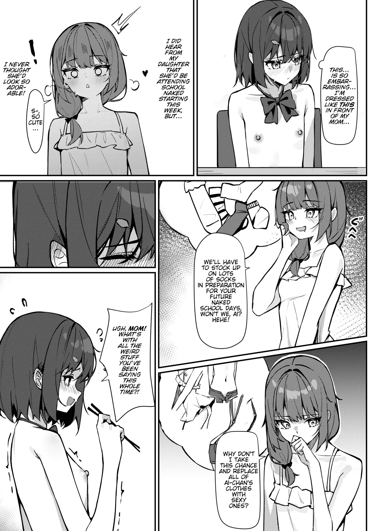 Starting Today, I'll be Going to School Naked 1 porn comic picture 11