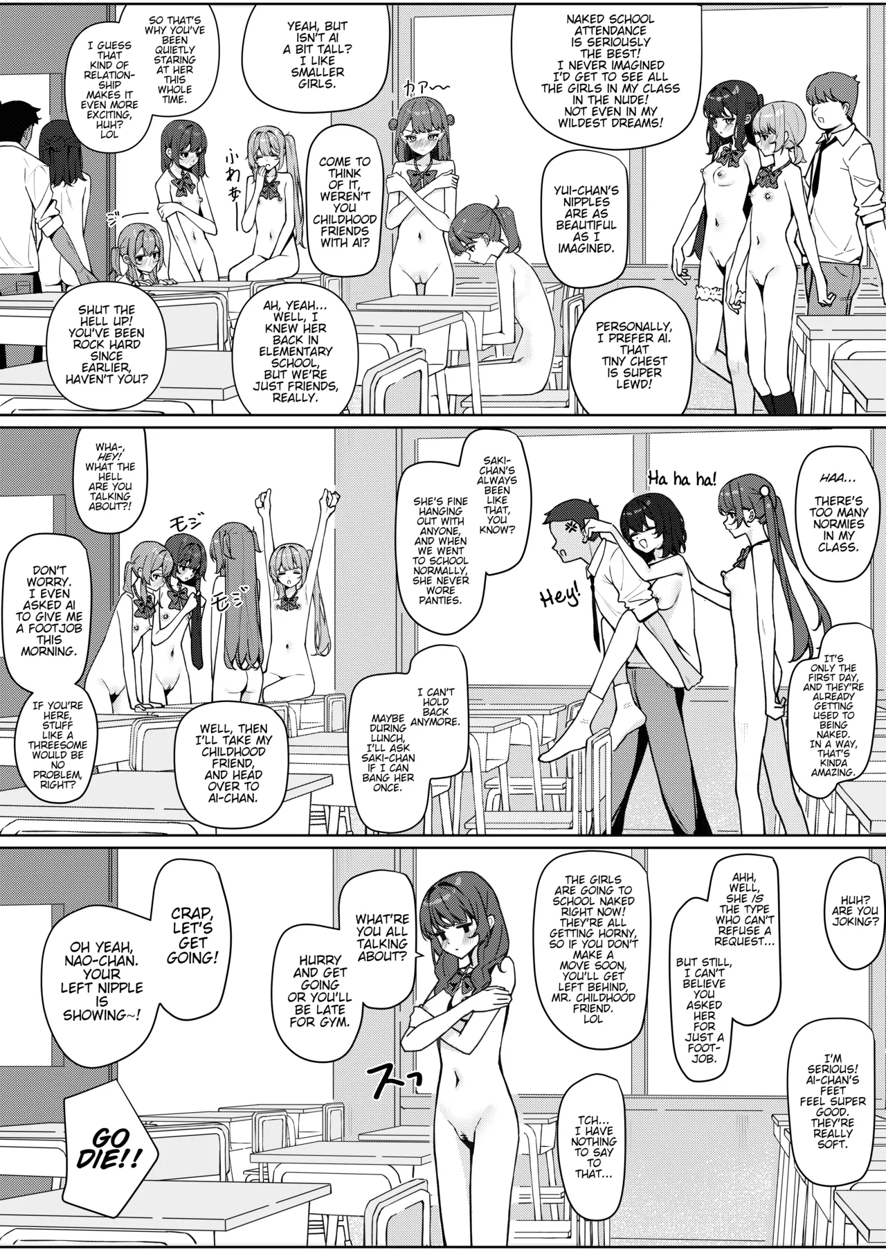 Starting Today, I'll be Going to School Naked 2 porn comic picture 15