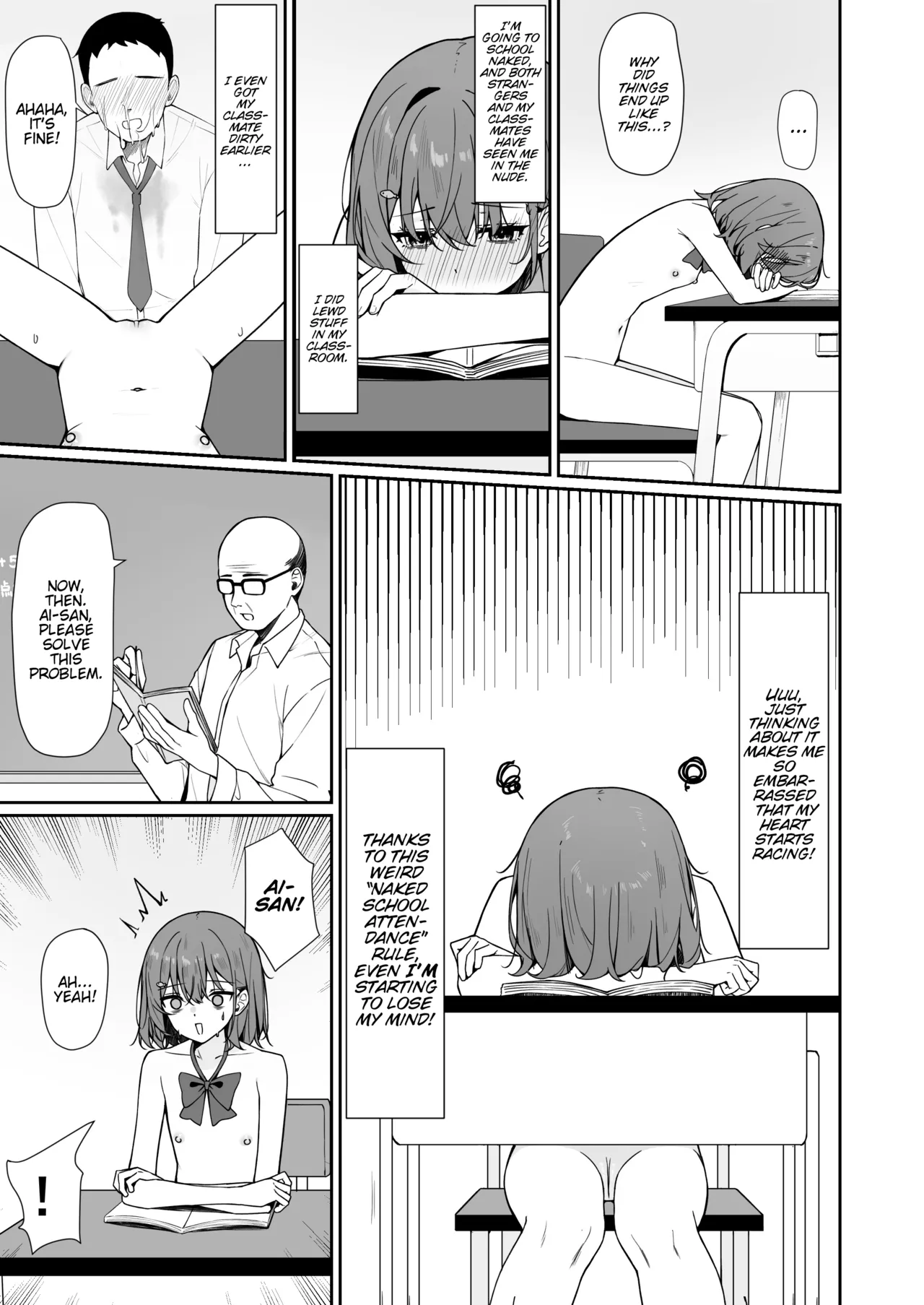 Starting Today, I'll be Going to School Naked 2 porn comic picture 4