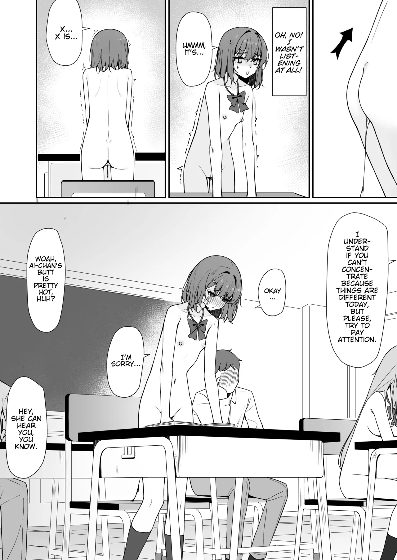 Starting Today, I'll be Going to School Naked 2 porn comic picture 5