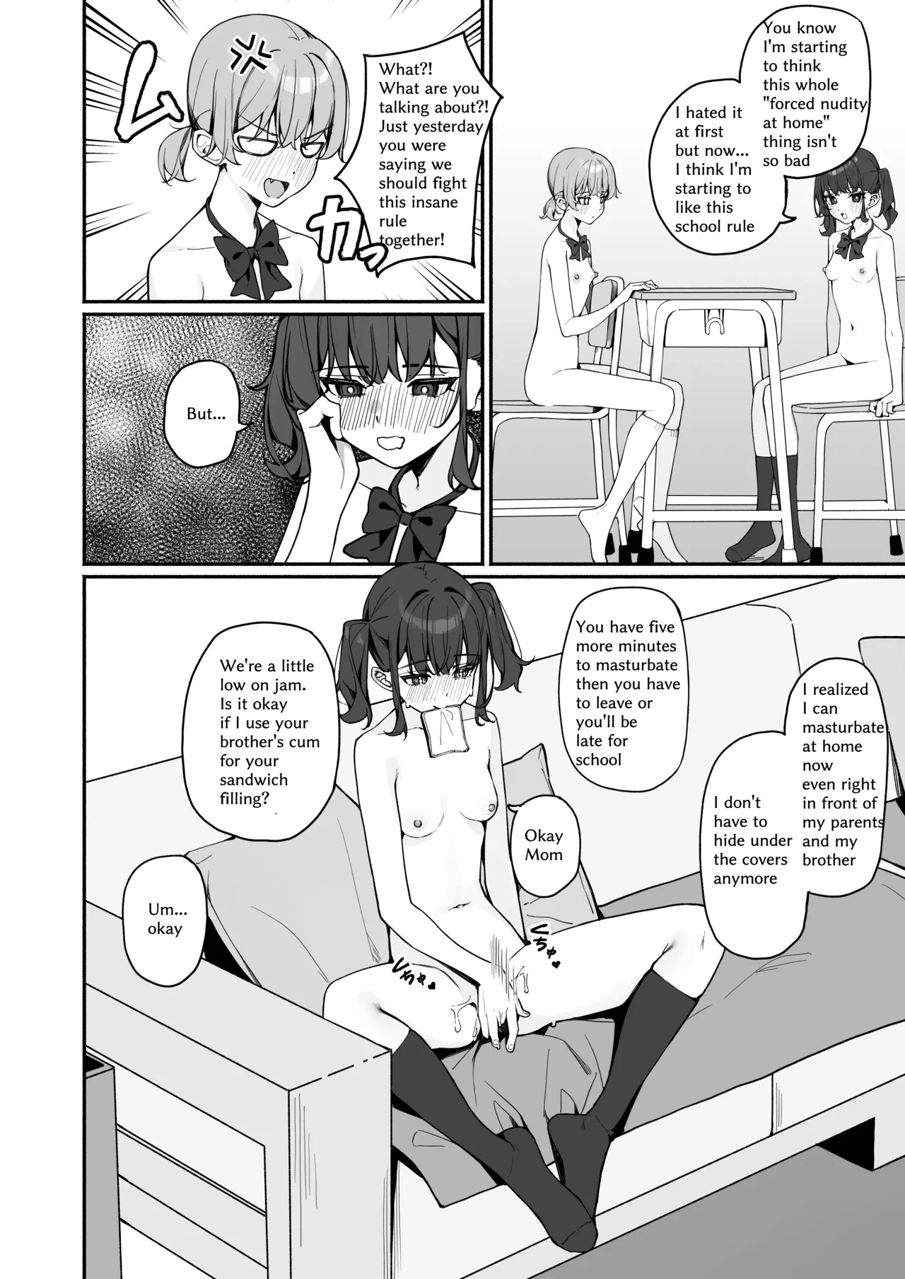 Starting Today, I'll be Going to School Naked 3 porn comic picture 19