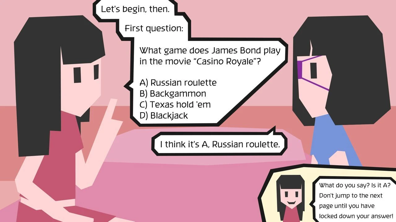 Strip Trivia - A Majotori Interactive Doujinshi porn comic picture 4