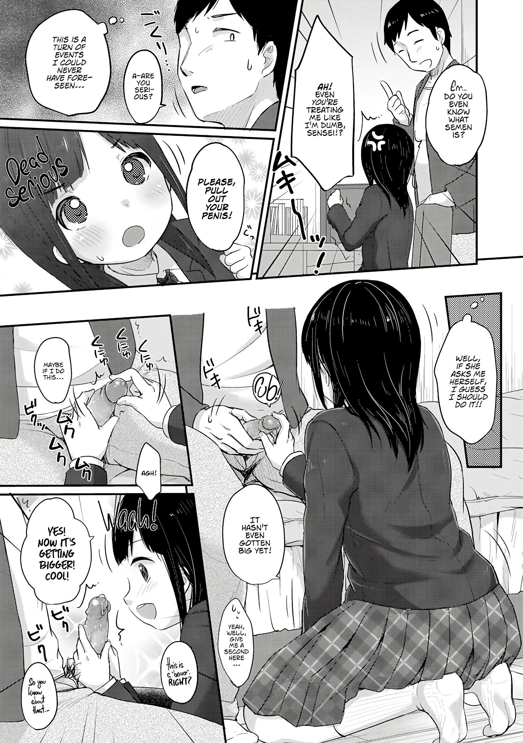 Study method with SEMEN - comic edition porn comic picture 3