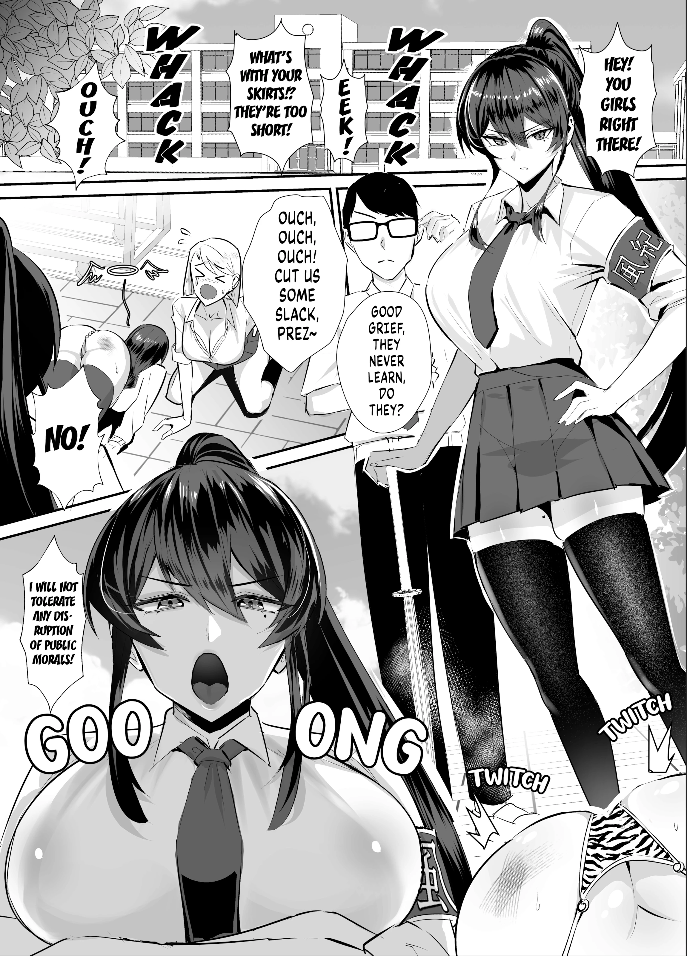 Submission: the President of the Public Morals Committee is Blackmailed and Forced to Cheat porn comic picture 2