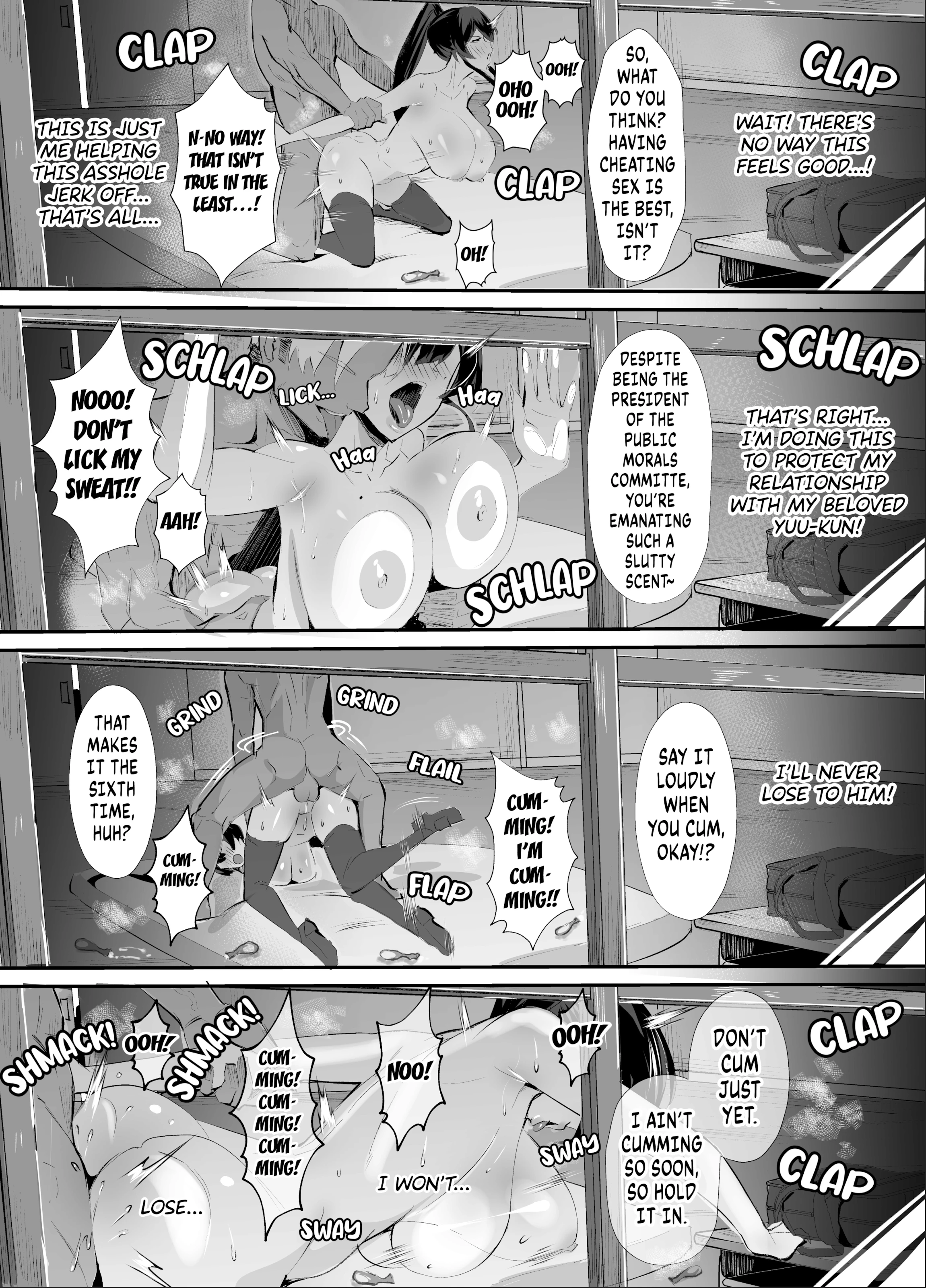 Submission: the President of the Public Morals Committee is Blackmailed and Forced to Cheat porn comic picture 28
