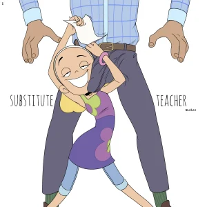 Substitute Teacher porn comic picture 1
