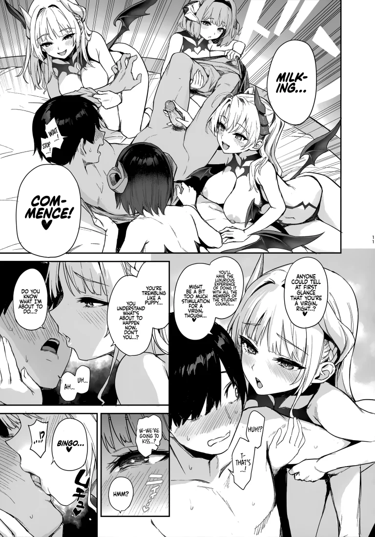 Succubus Student Council Milking Club porn comic picture 10