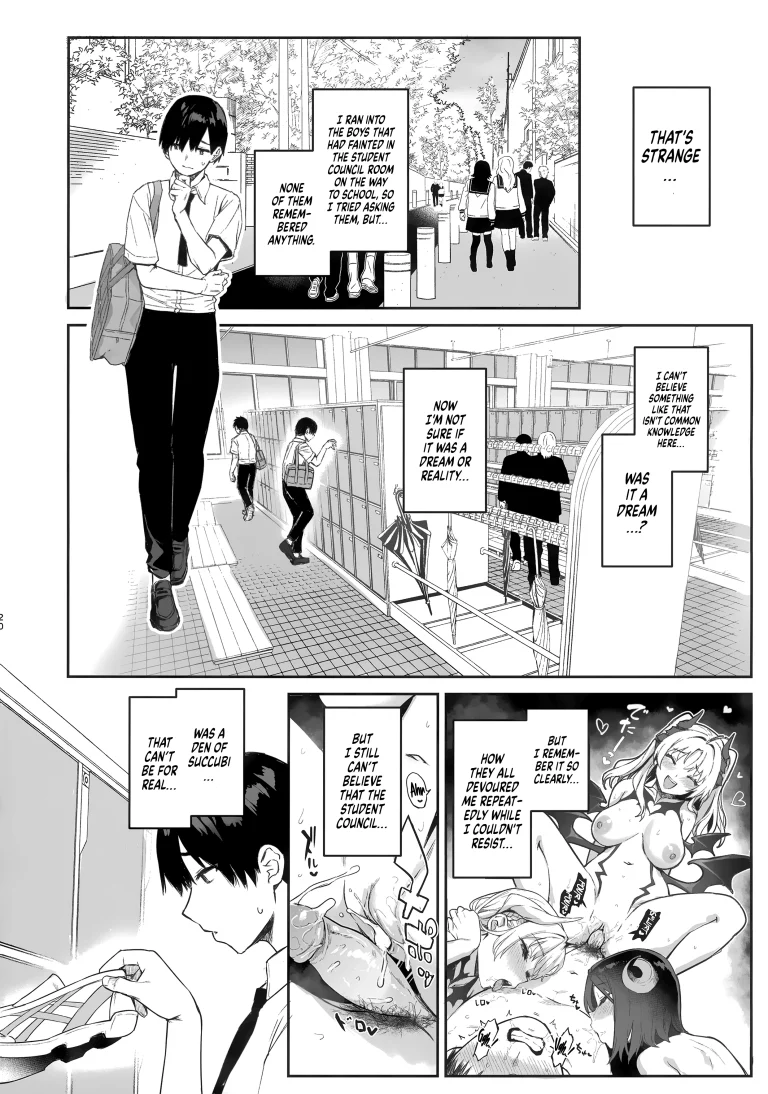 Succubus Student Council Milking Club porn comic picture 19