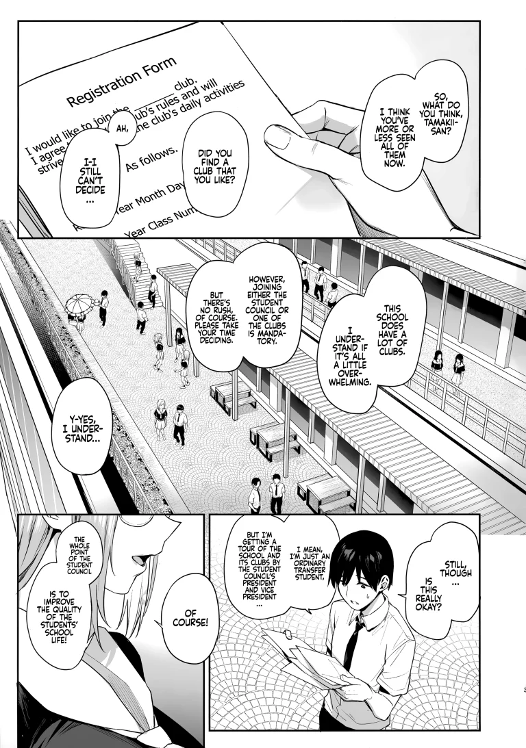 Succubus Student Council Milking Club porn comic picture 2