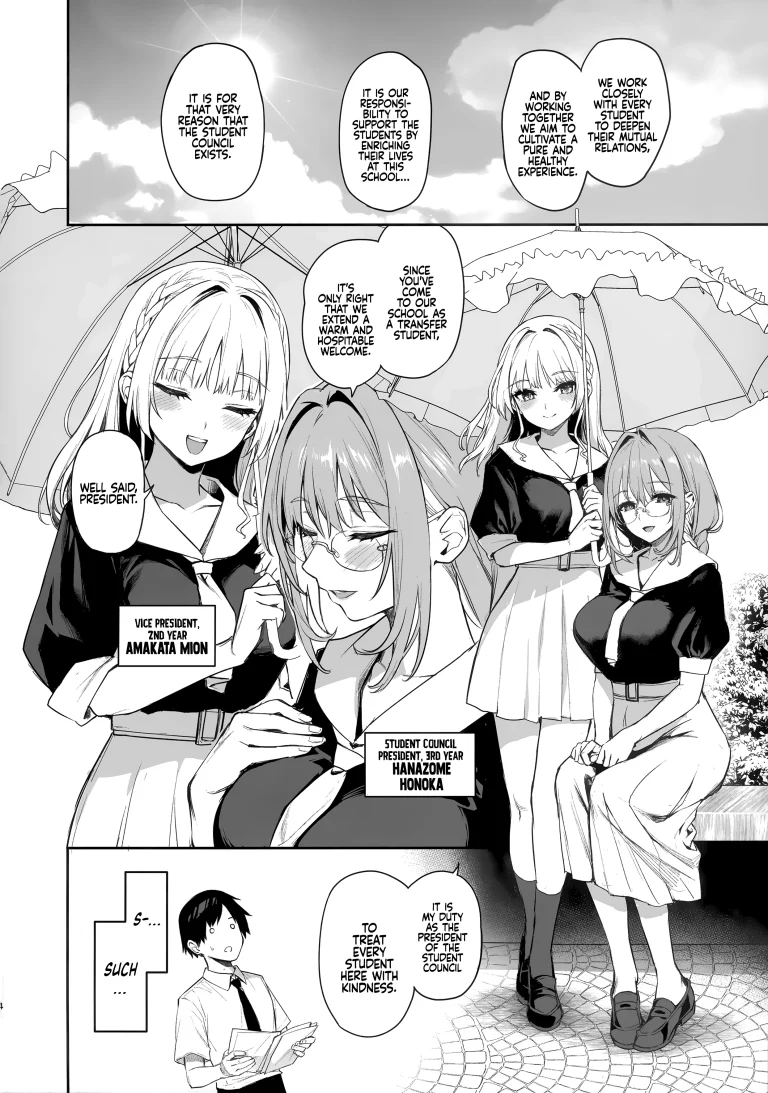 Succubus Student Council Milking Club porn comic picture 3
