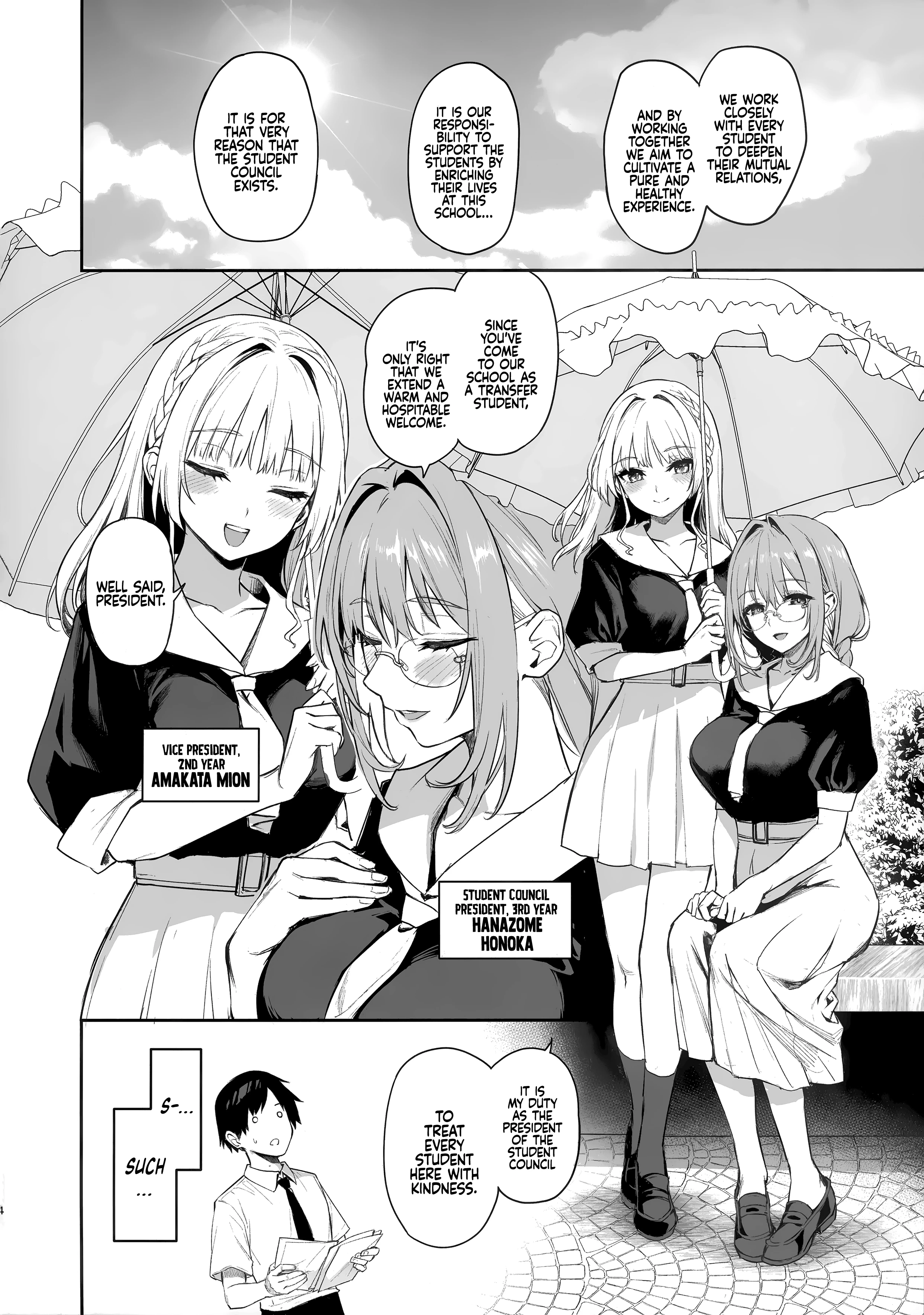 Succubus Student Council Milking Club porn comic picture 3
