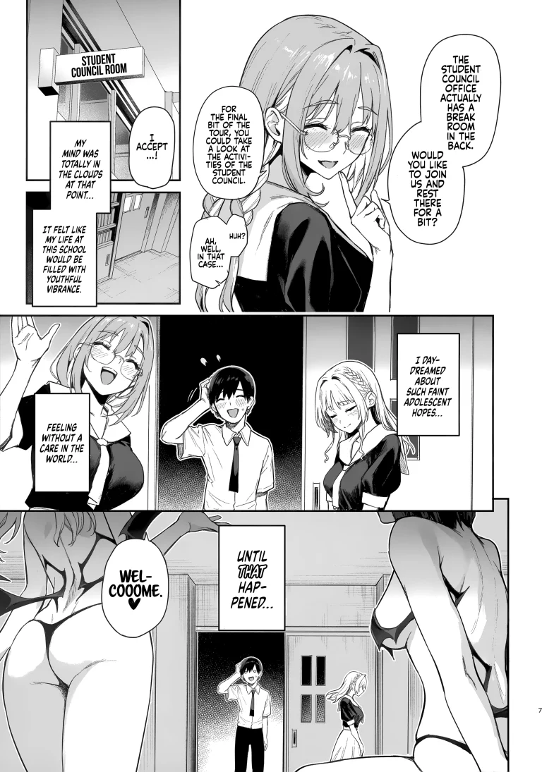 Succubus Student Council Milking Club porn comic picture 6