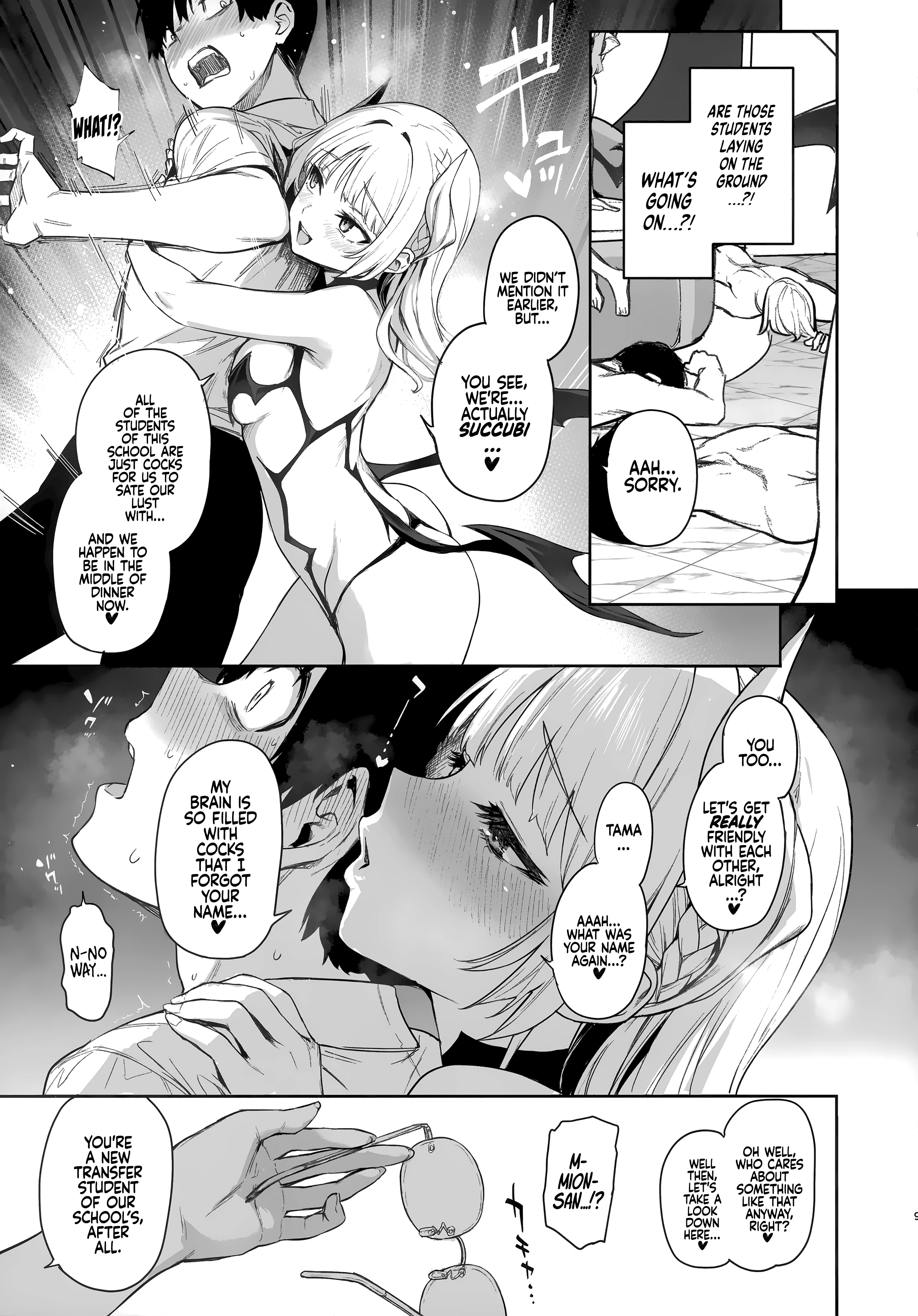 Succubus Student Council Milking Club porn comic picture 8