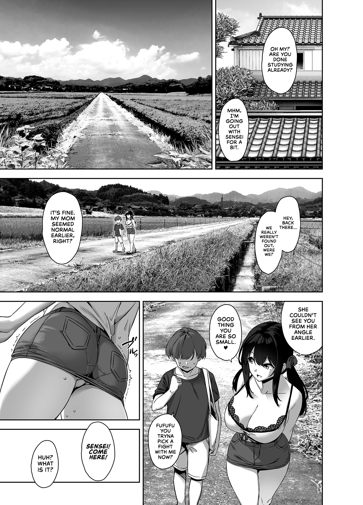Summertime in the Countryside With The Huge Student Seducing Me porn comic picture 32