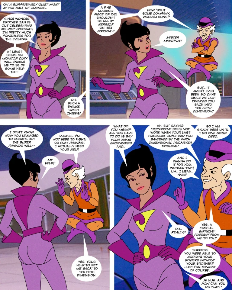 Super Friends with Benefits: A Chance to Enhance porn comic picture 2