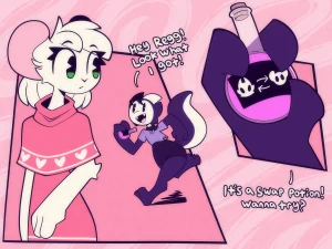 Swap Potion porn comic picture 1