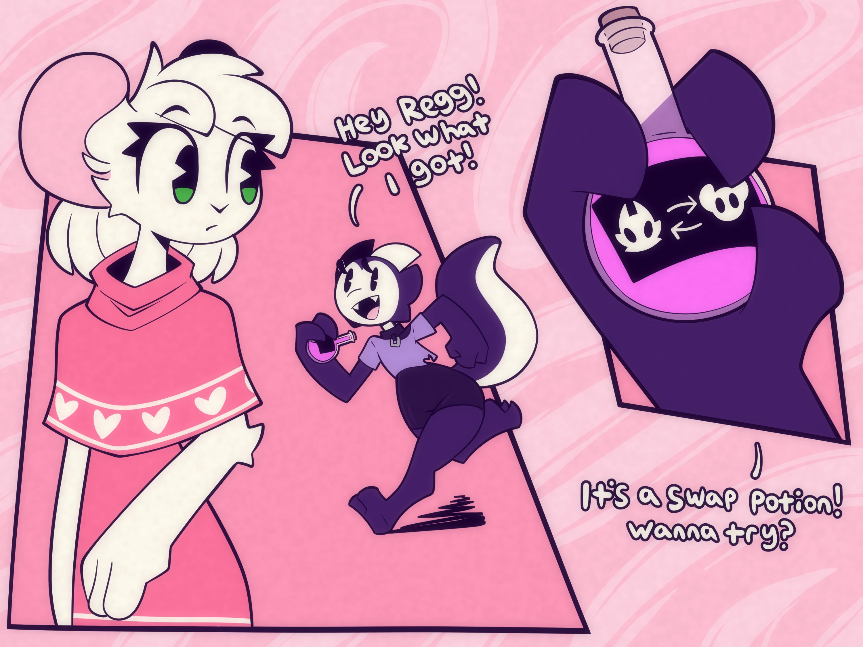 Swap Potion porn comic picture 1