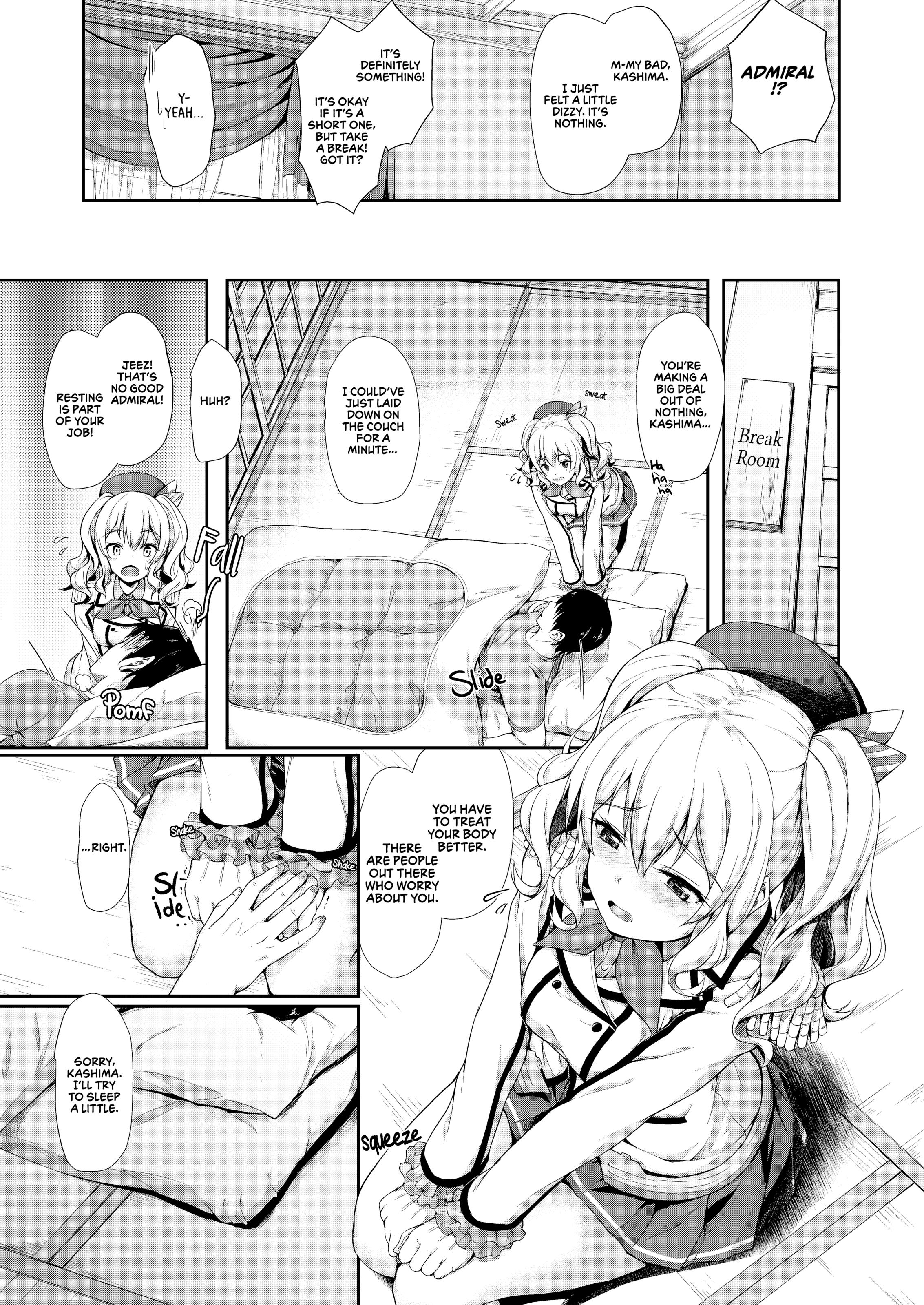 Sweet Sweet Kashima porn comic picture 4