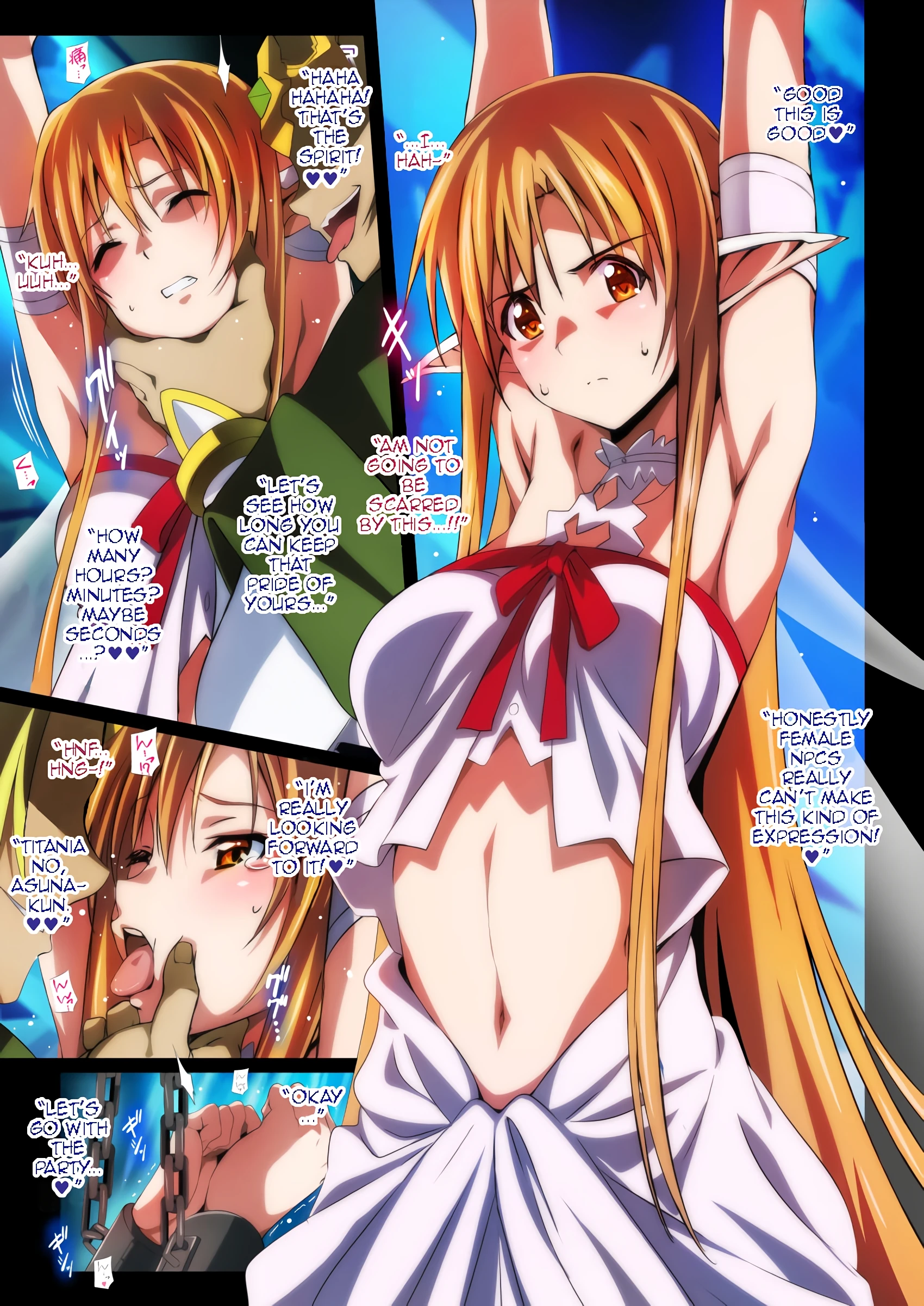 Sword Art Lilycization porn comic picture 2