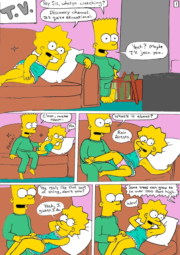 T.V. porn comic picture 1