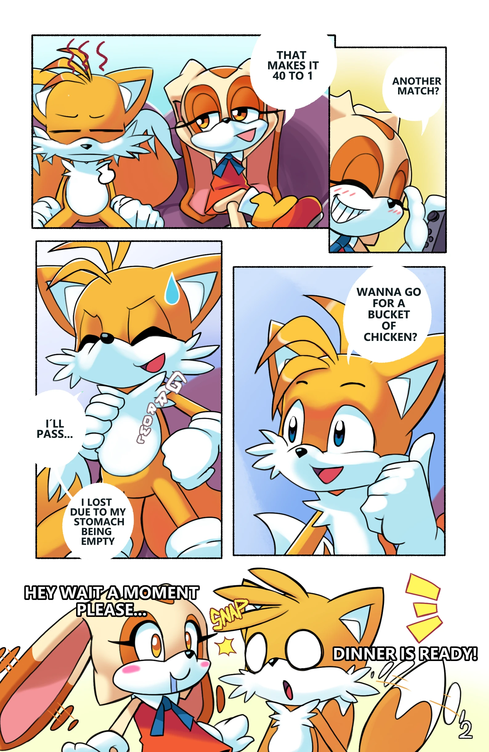 Tails' Gamer Moment porn comic picture 5