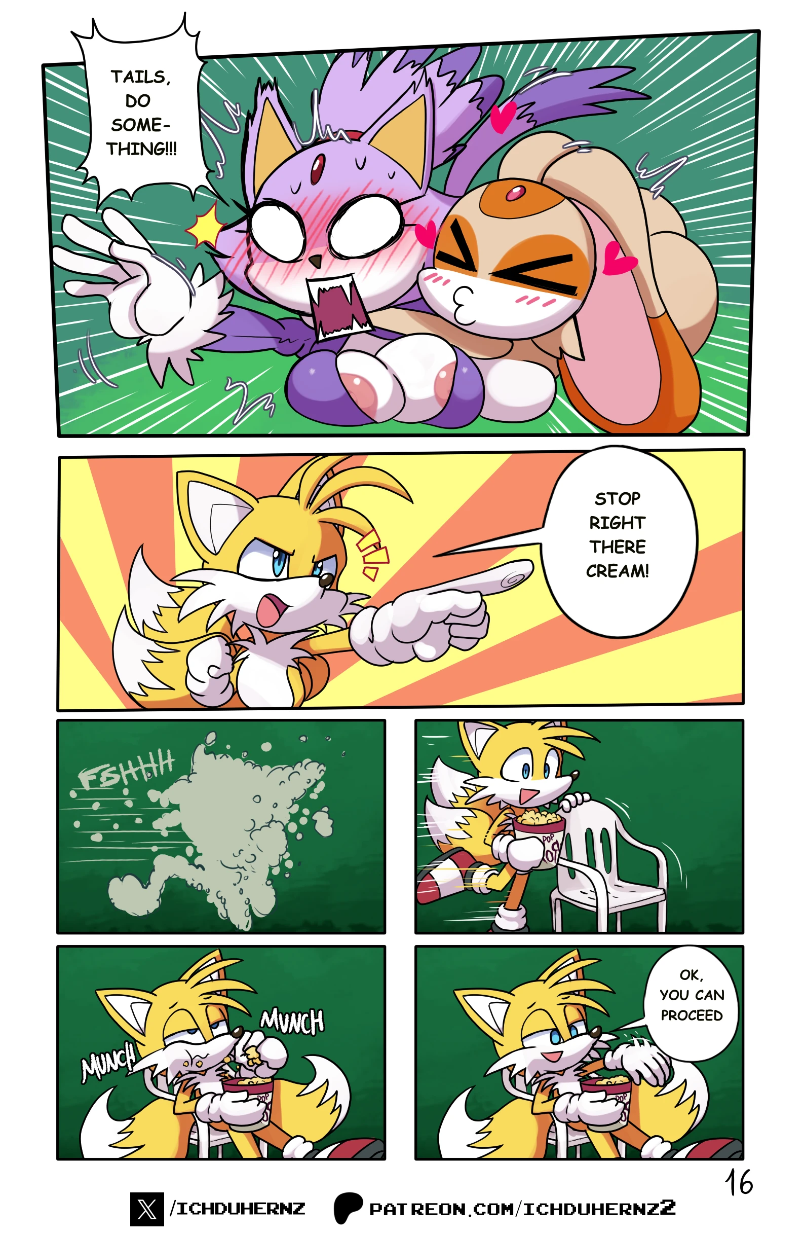 Tails Rush'd Blazy Mix 1-2 porn comic picture 16