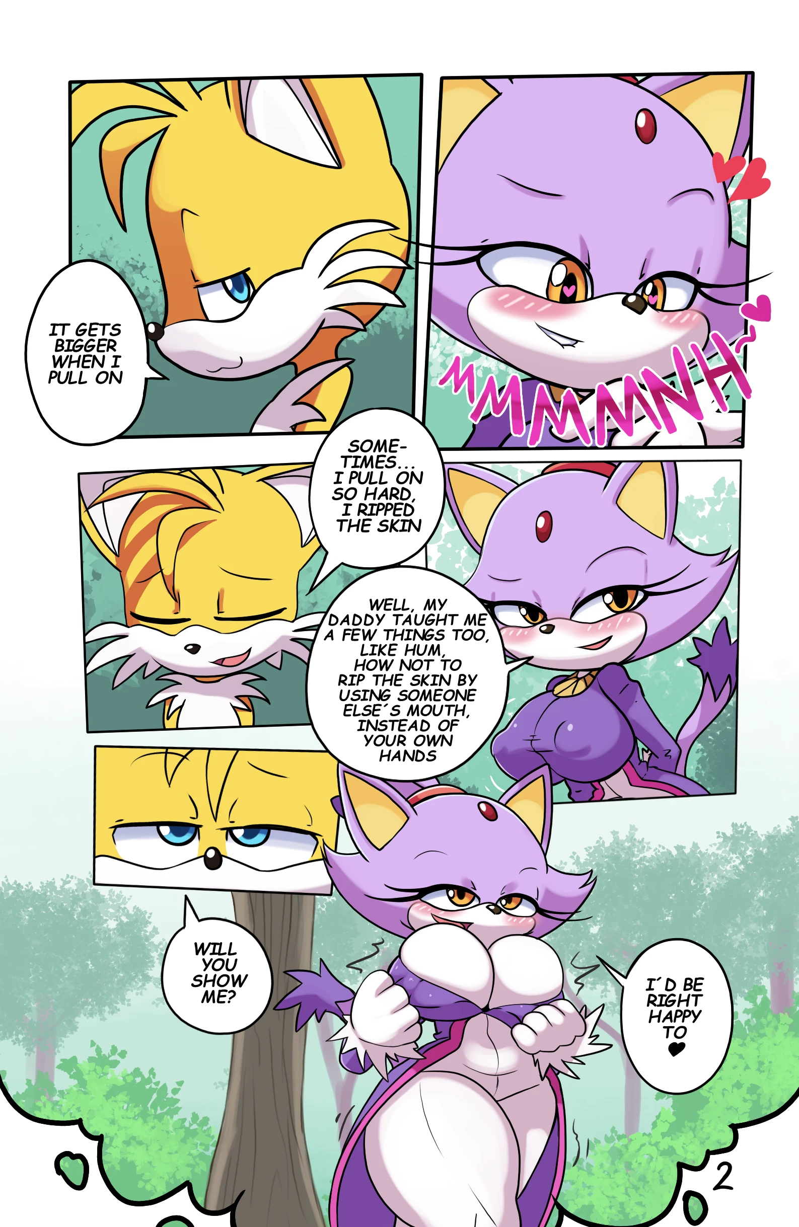 Tails Rush'd Blazy Mix 1-2 porn comic picture 3