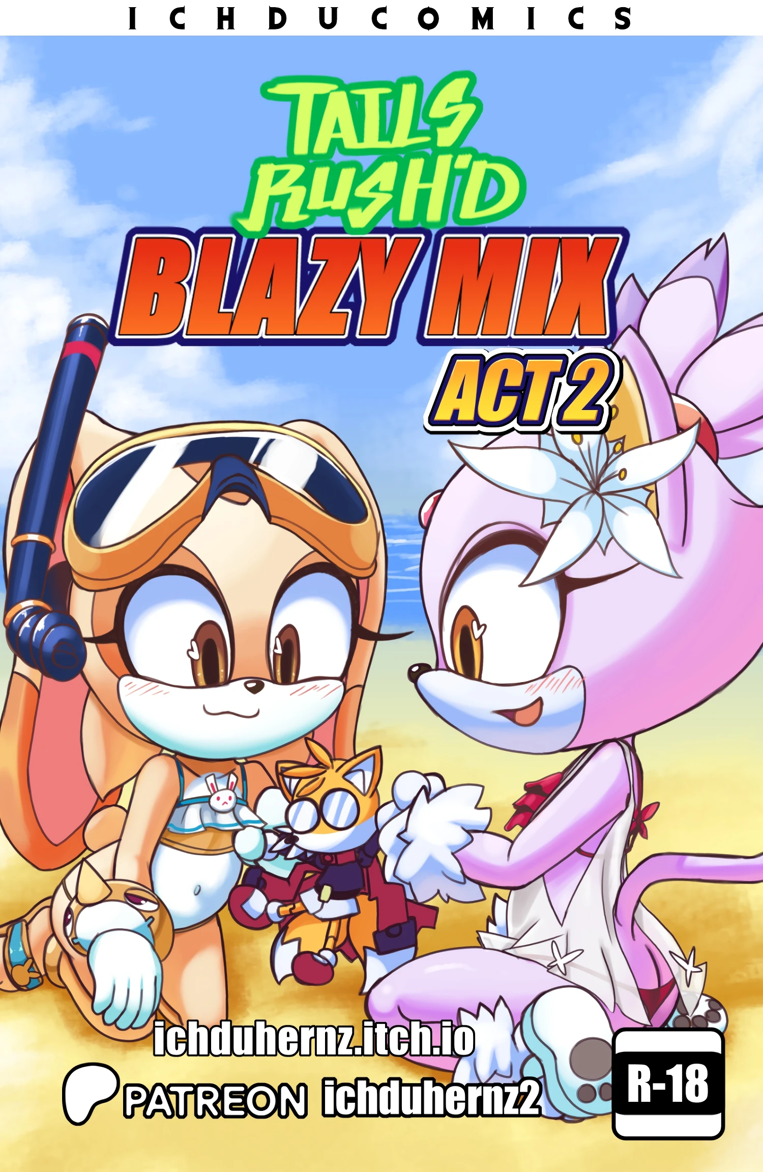Tails Rush'd Blazy Mix 1-2 porn comic picture 31