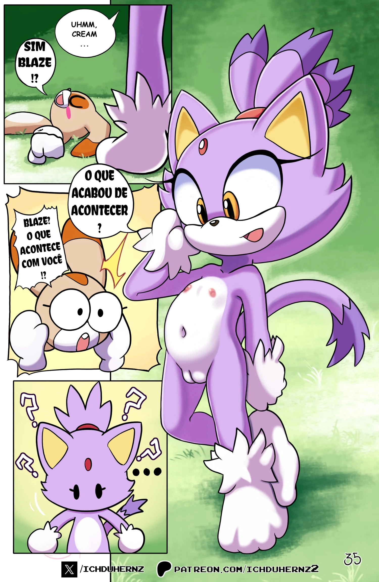 Tails Rush'd Blazy Mix 1-2 porn comic picture 35