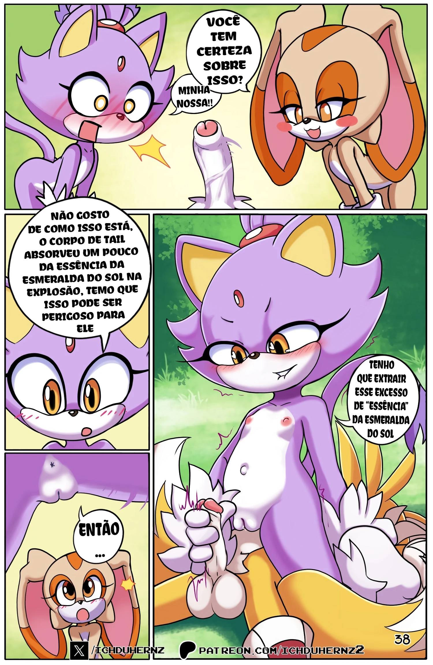 Tails Rush'd Blazy Mix 1-2 porn comic picture 38