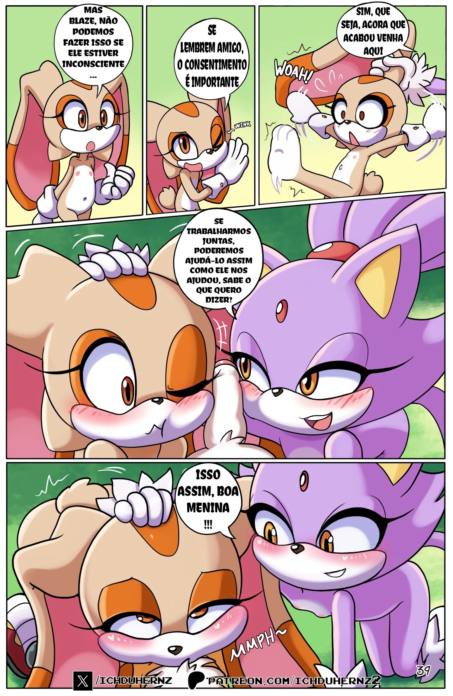 Tails Rush'd Blazy Mix 1-2 porn comic picture 39