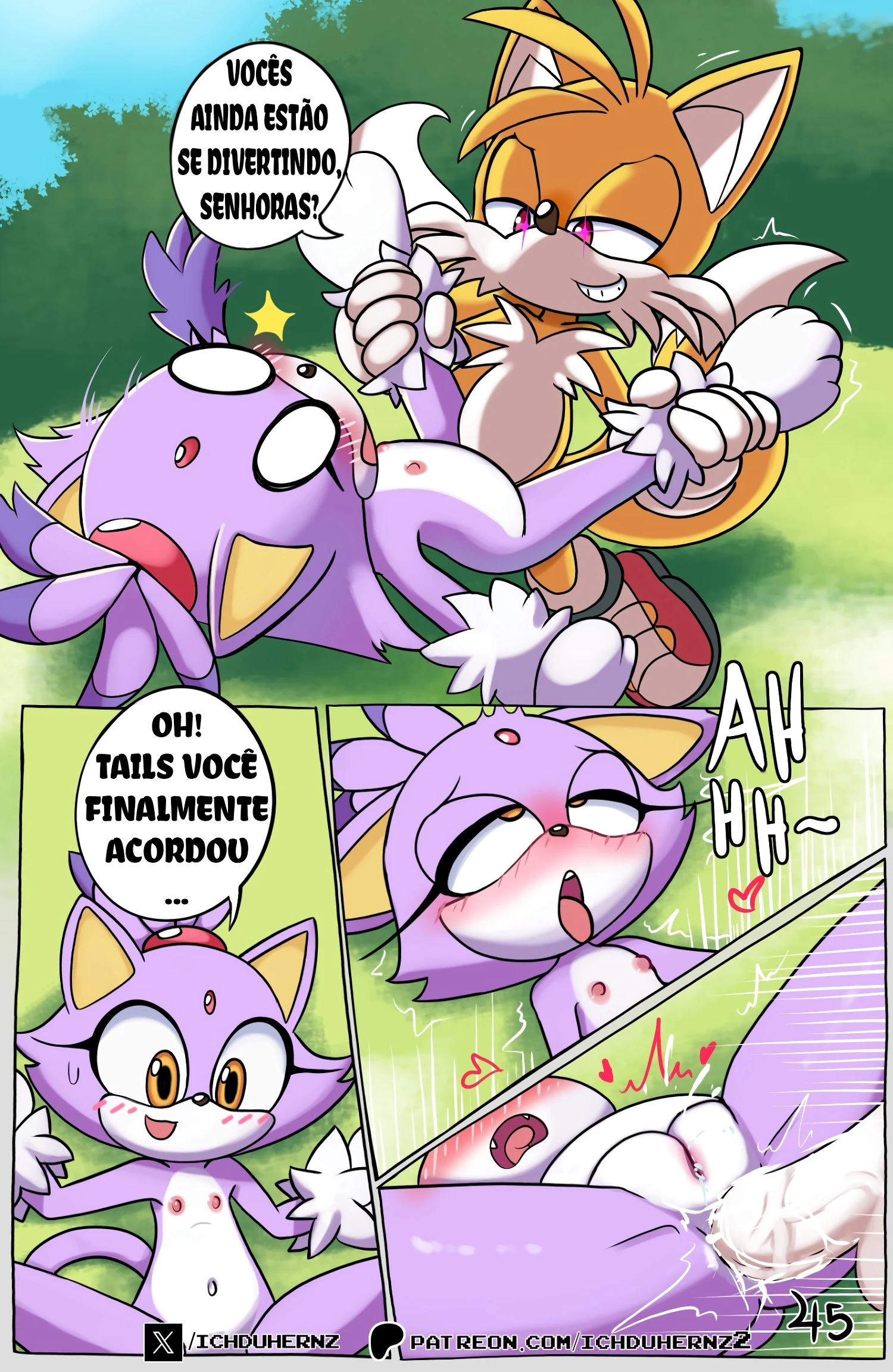Tails Rush'd Blazy Mix 1-2 porn comic picture 45