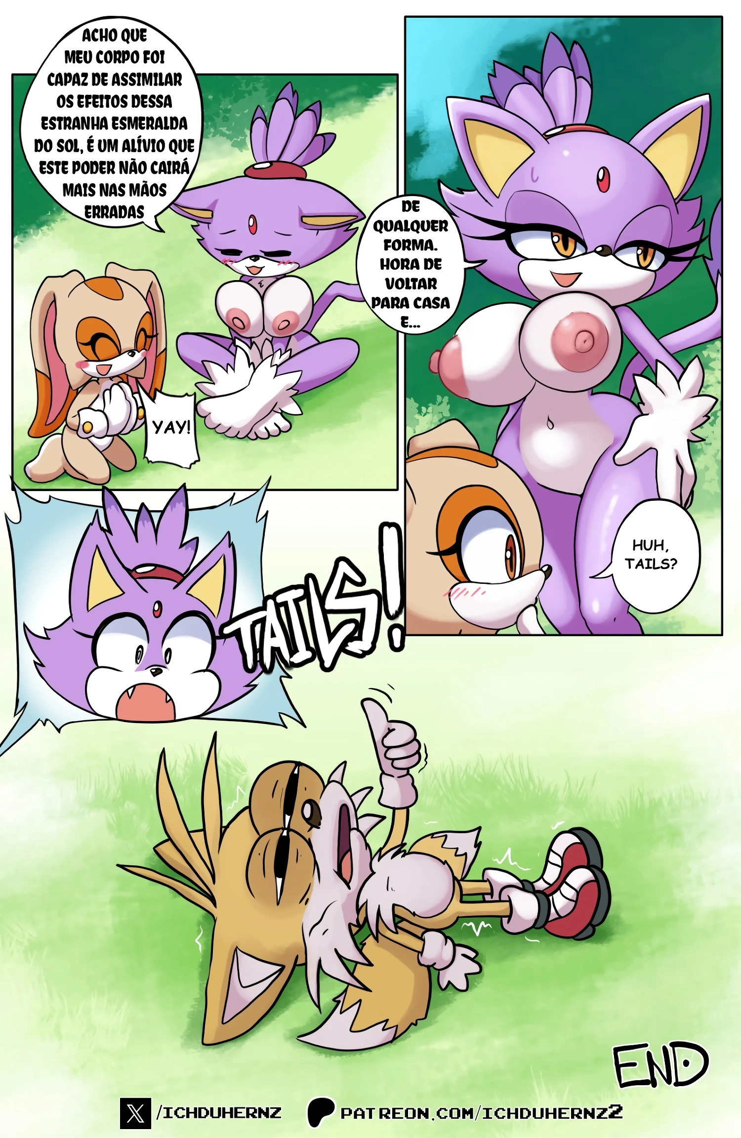 Tails Rush'd Blazy Mix 1-2 porn comic picture 50