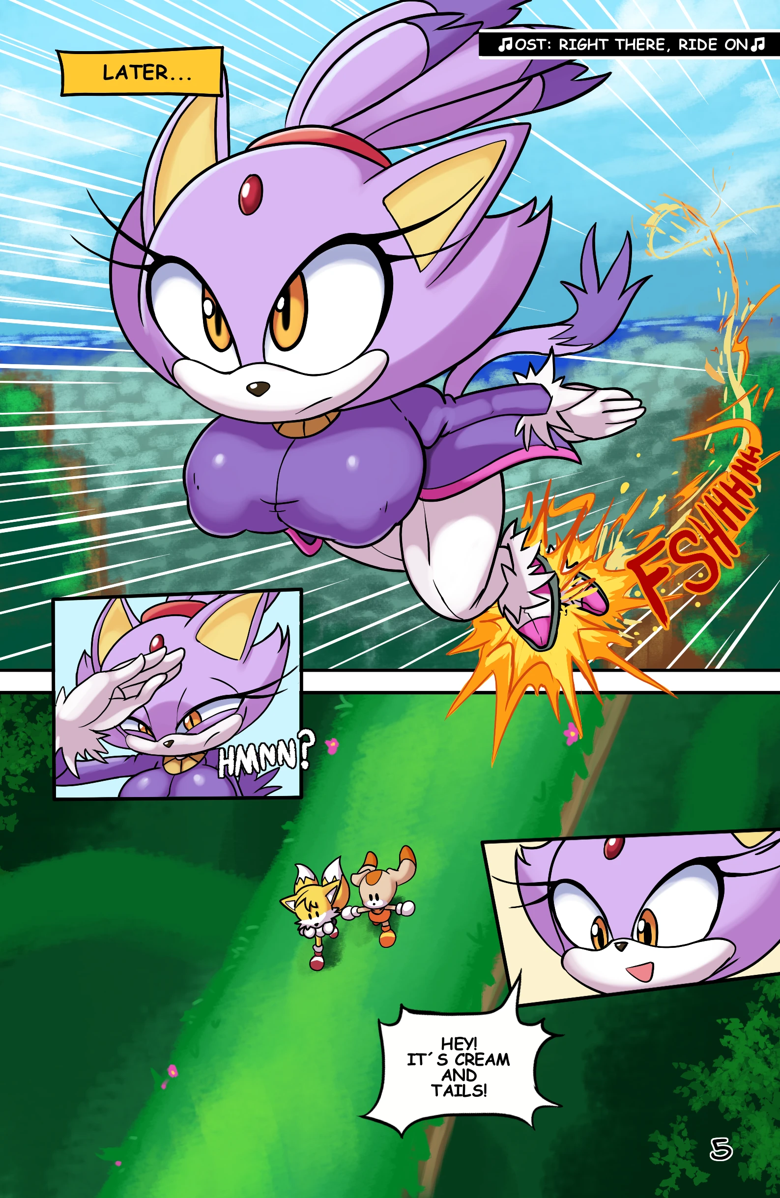 Tails Rush'd Blazy Mix 1-2 porn comic picture 6