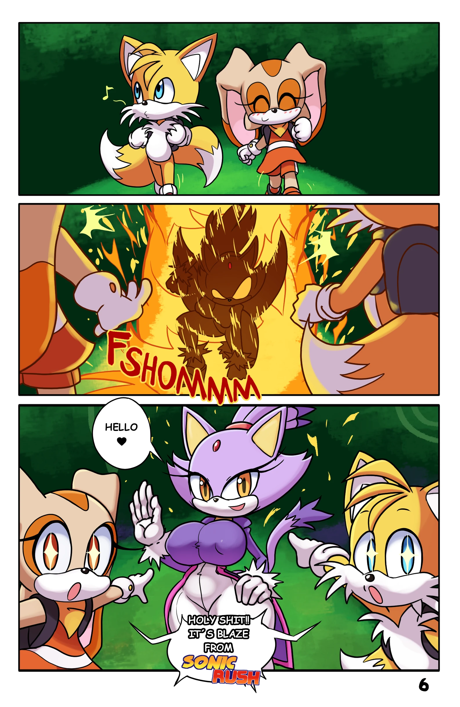 Tails Rush'd Blazy Mix 1-2 porn comic picture 7