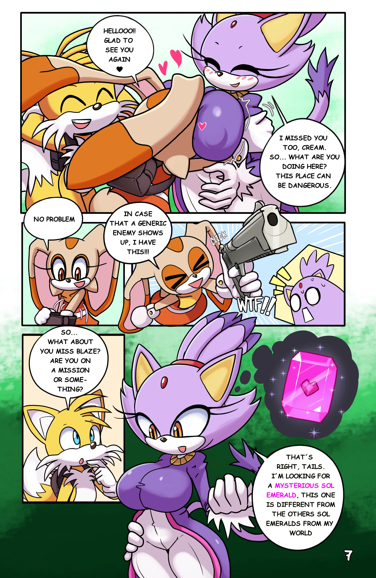 Tails Rush'd Blazy Mix 1-2 porn comic picture 8