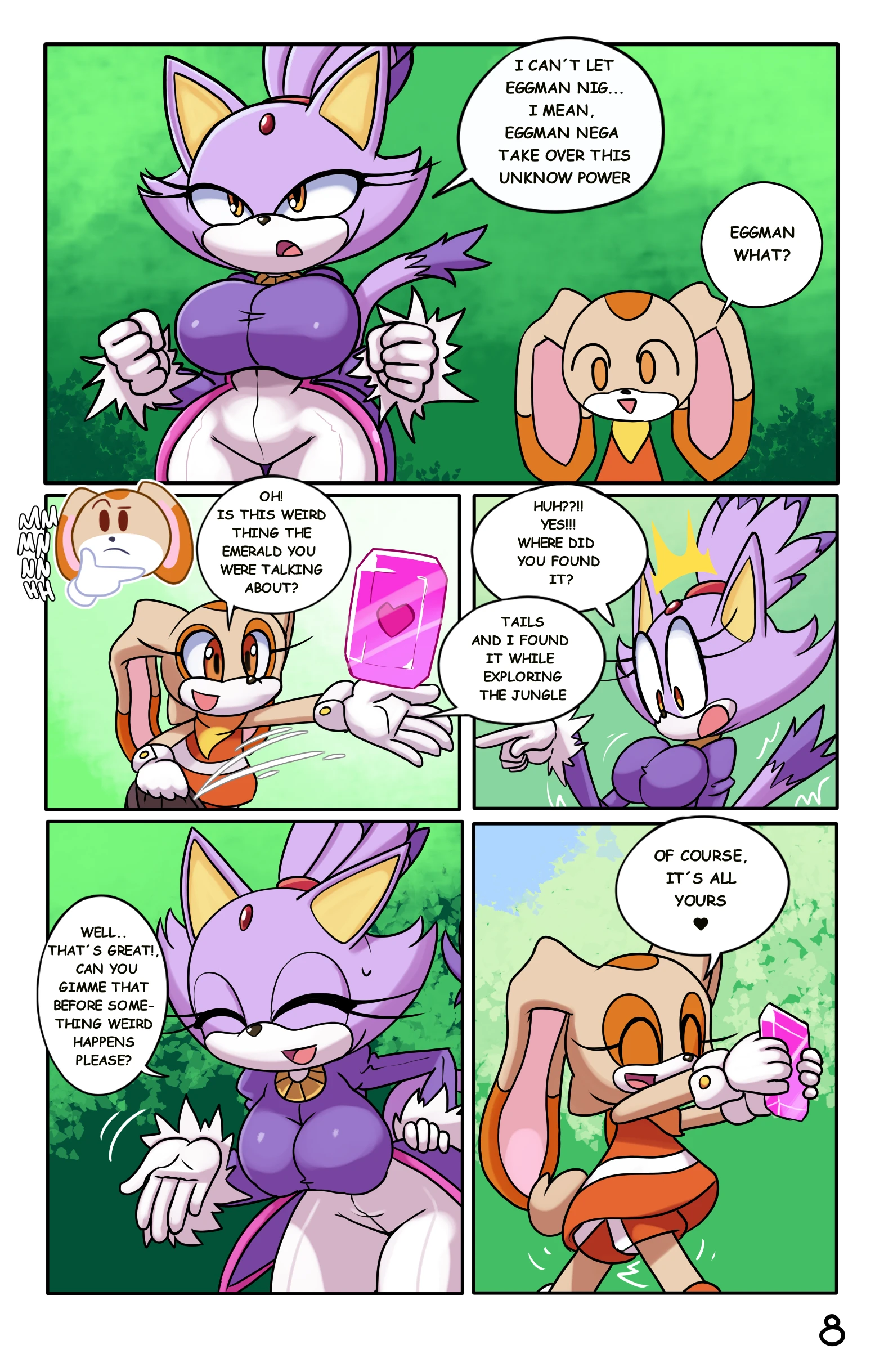 Tails Rush'd Blazy Mix 1-2 porn comic picture 9