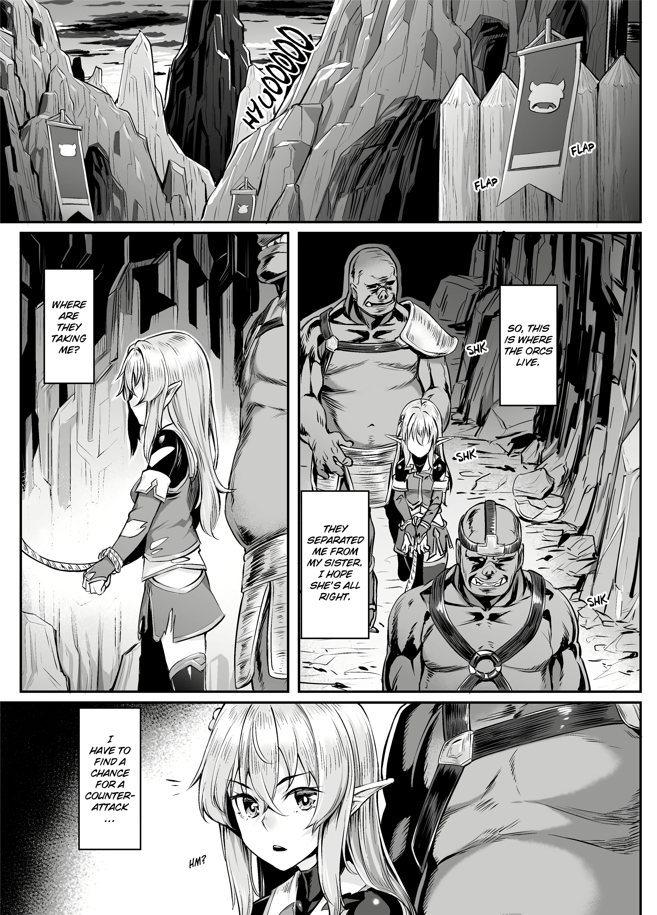 Taken by Orcs porn comic picture 4