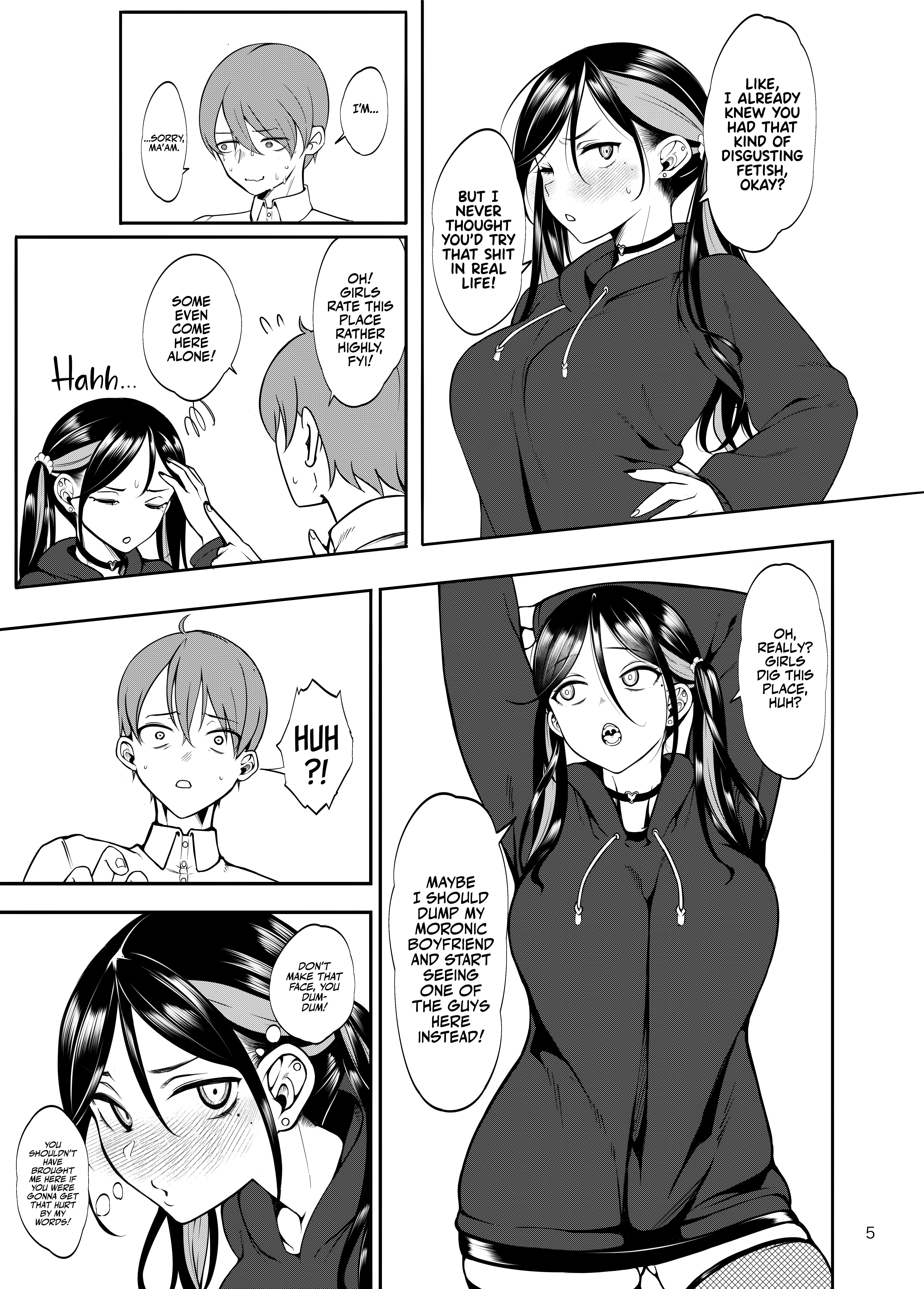 Taking My GF to the NTR Brothel Wasn't a Good Idea! porn comic picture 6