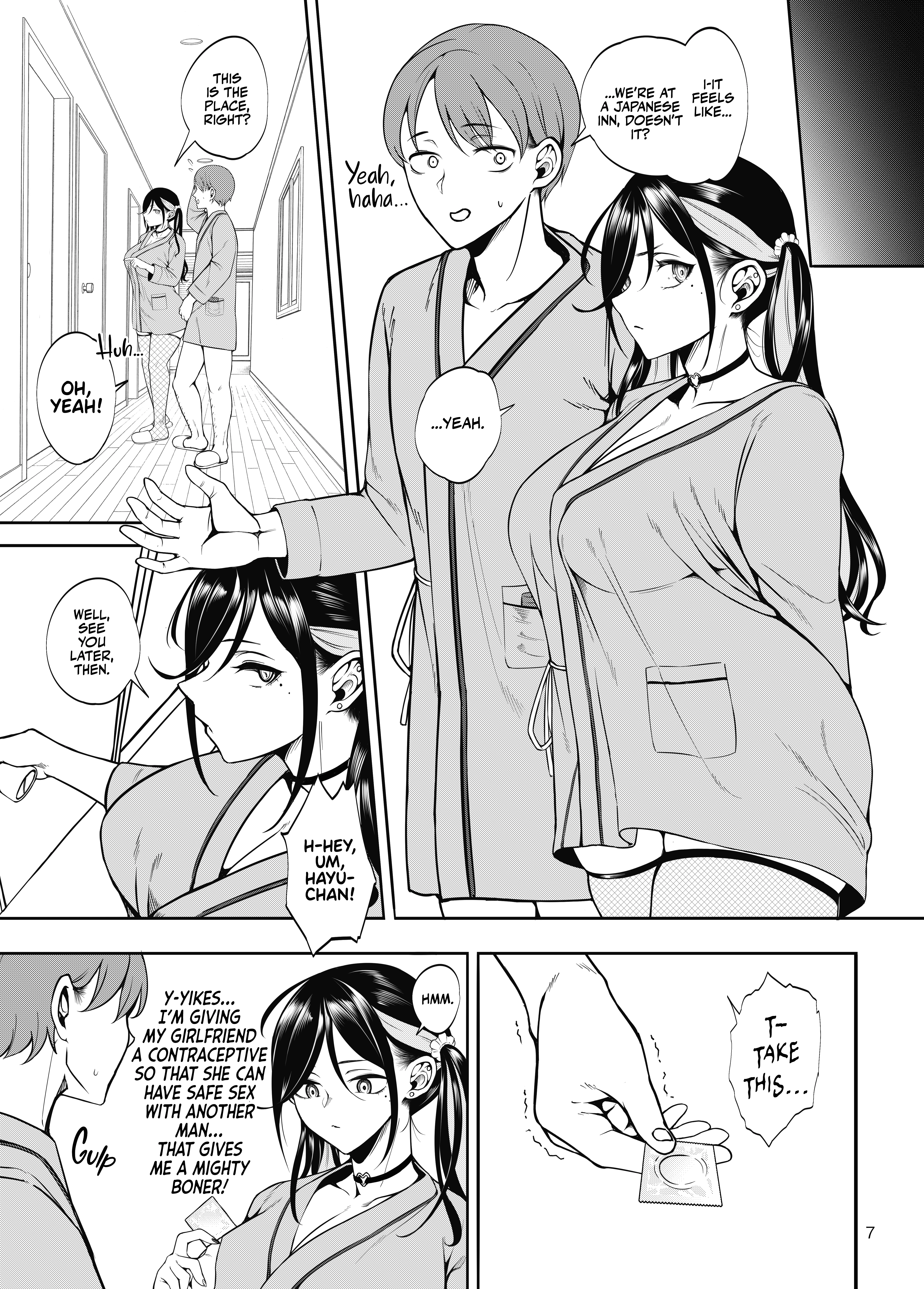 Taking My GF to the NTR Brothel Wasn't a Good Idea! porn comic picture 8