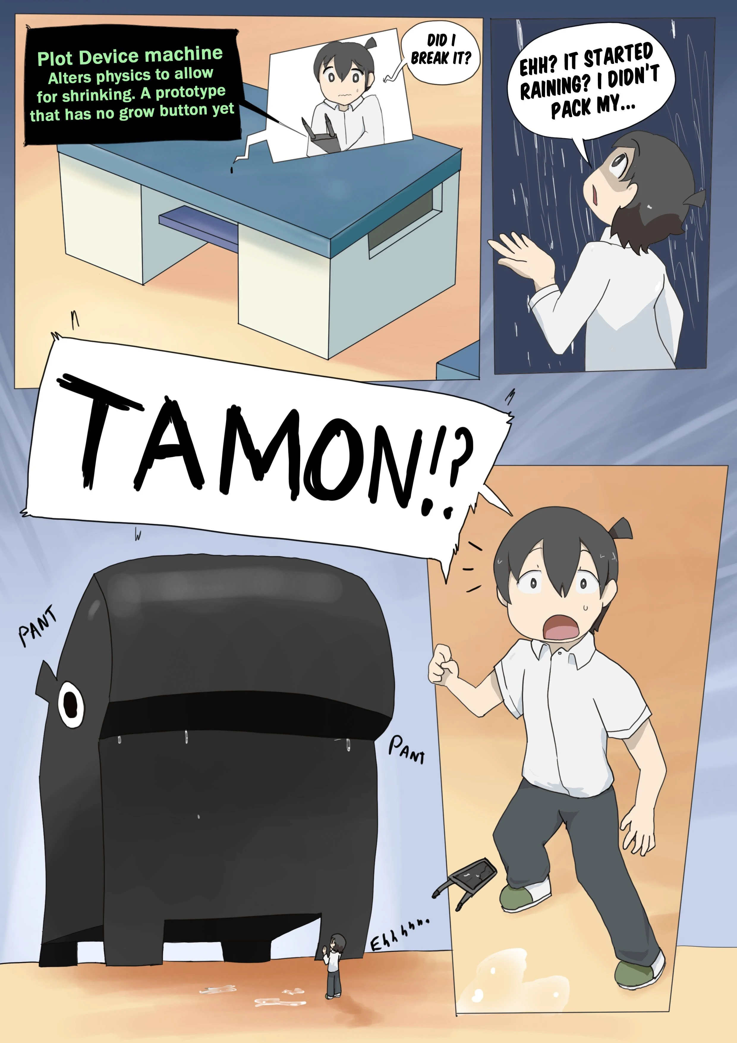 Tamon's new life as socks porn comic picture 1