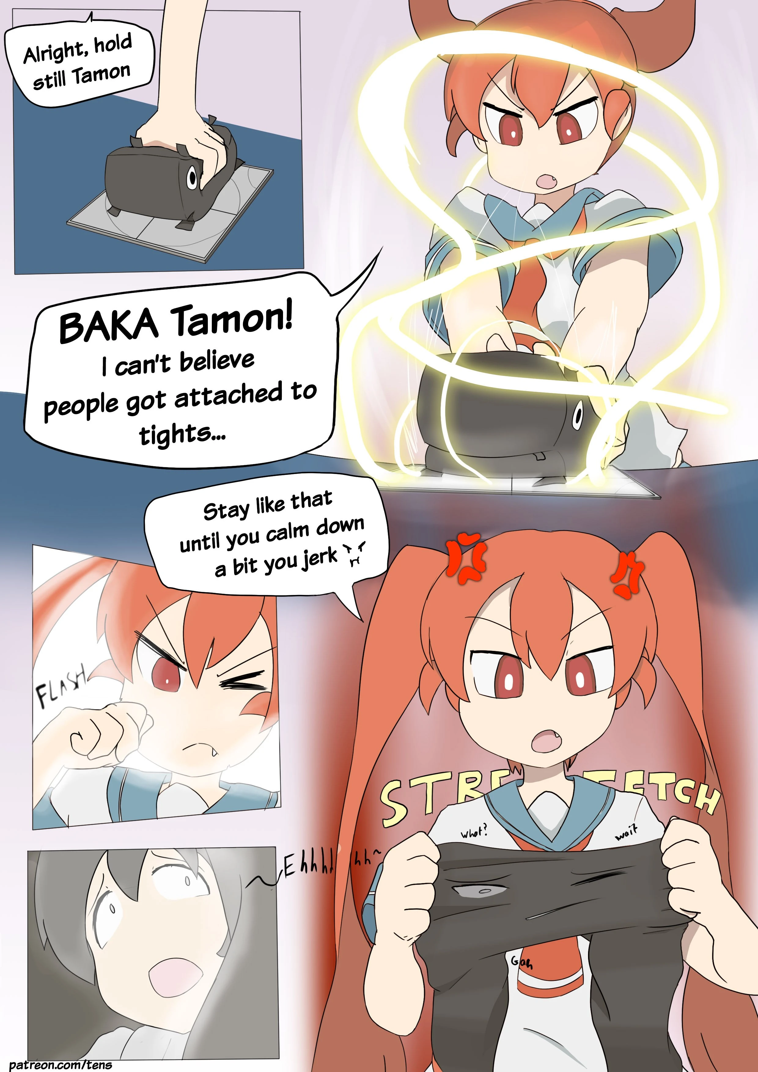 Tamon's new life as socks porn comic picture 3