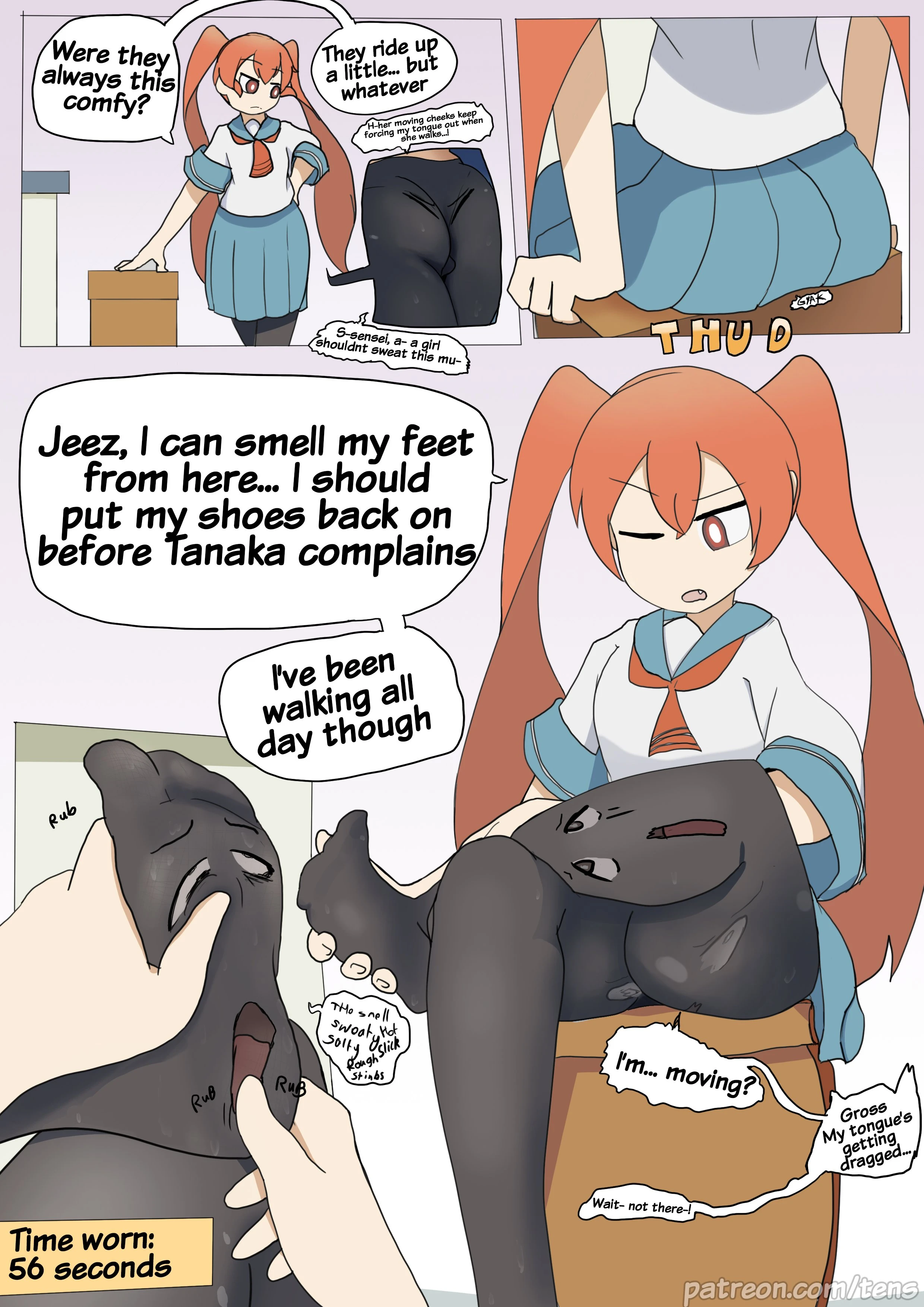 Tamon's new life as socks porn comic picture 5