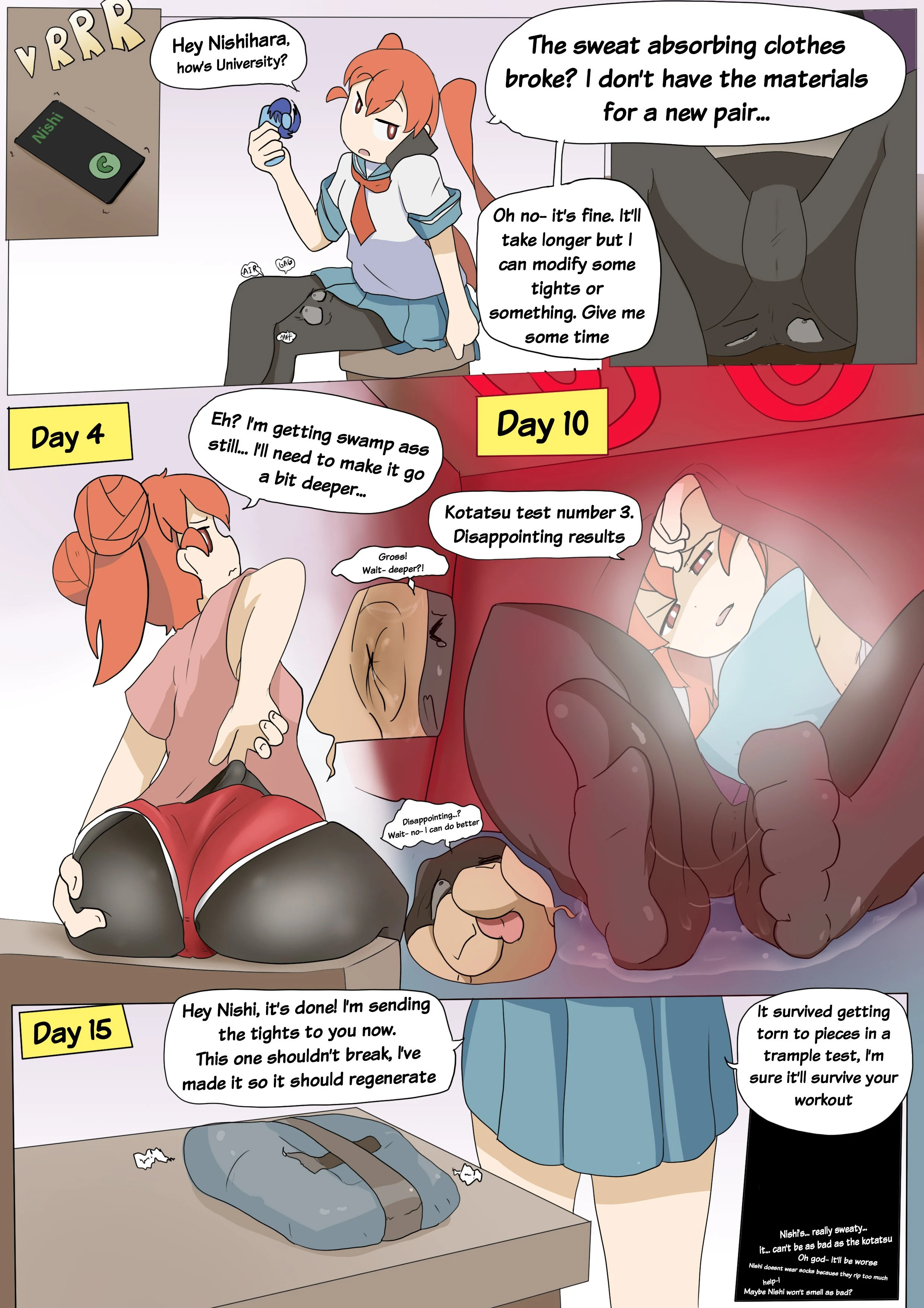 Tamon's new life as socks porn comic picture 6