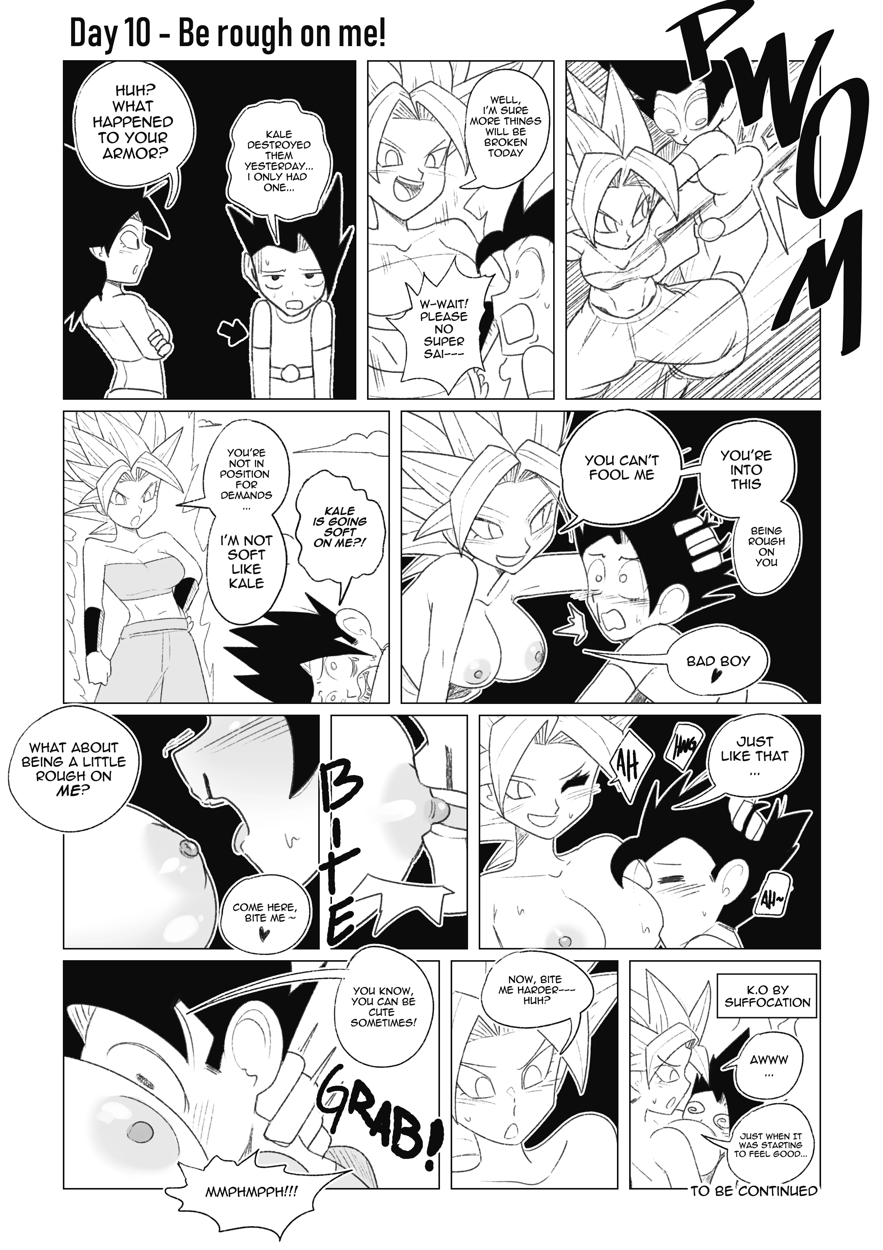 Teasing Cabba porn comic picture 13