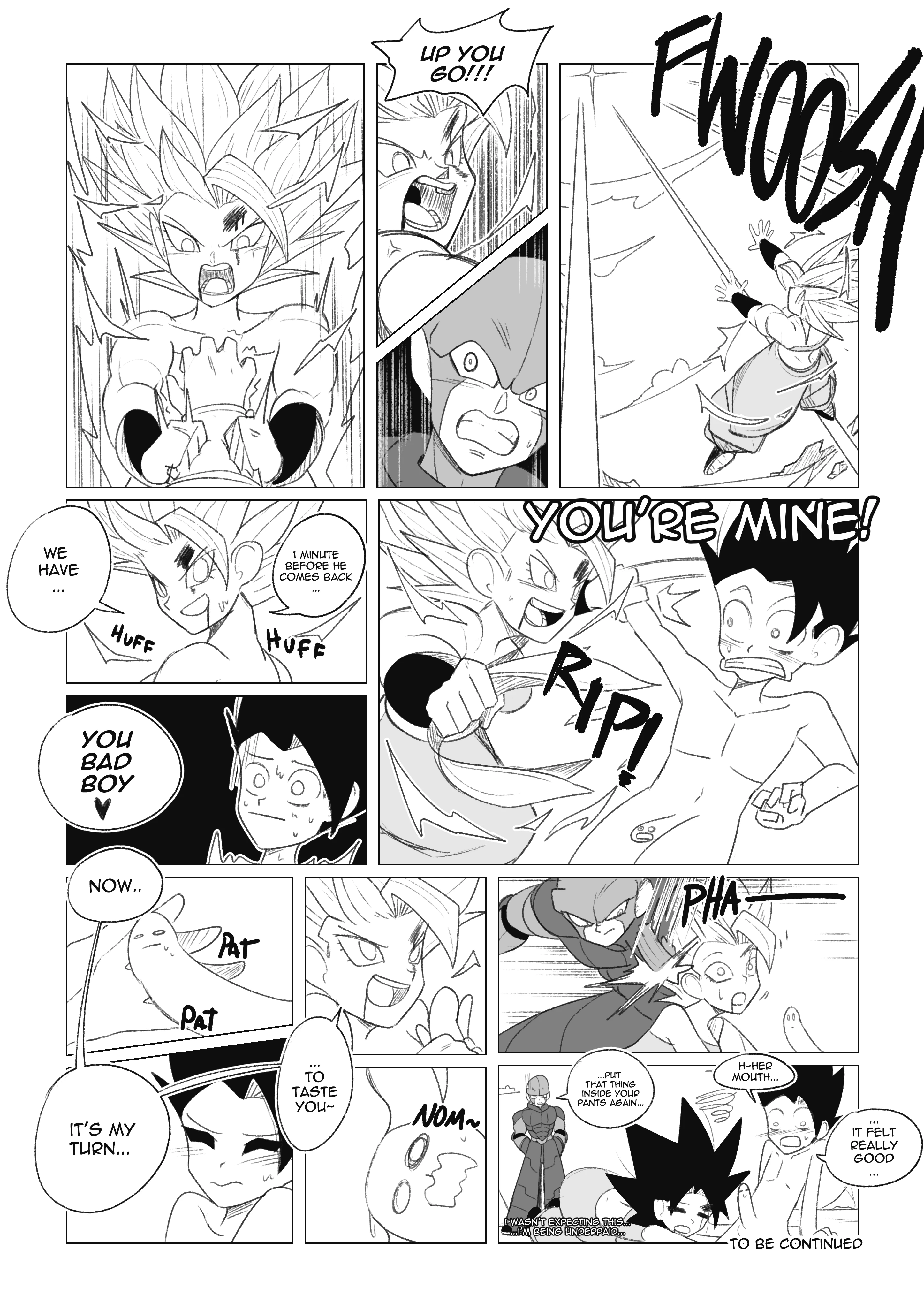 Teasing Cabba porn comic picture 21
