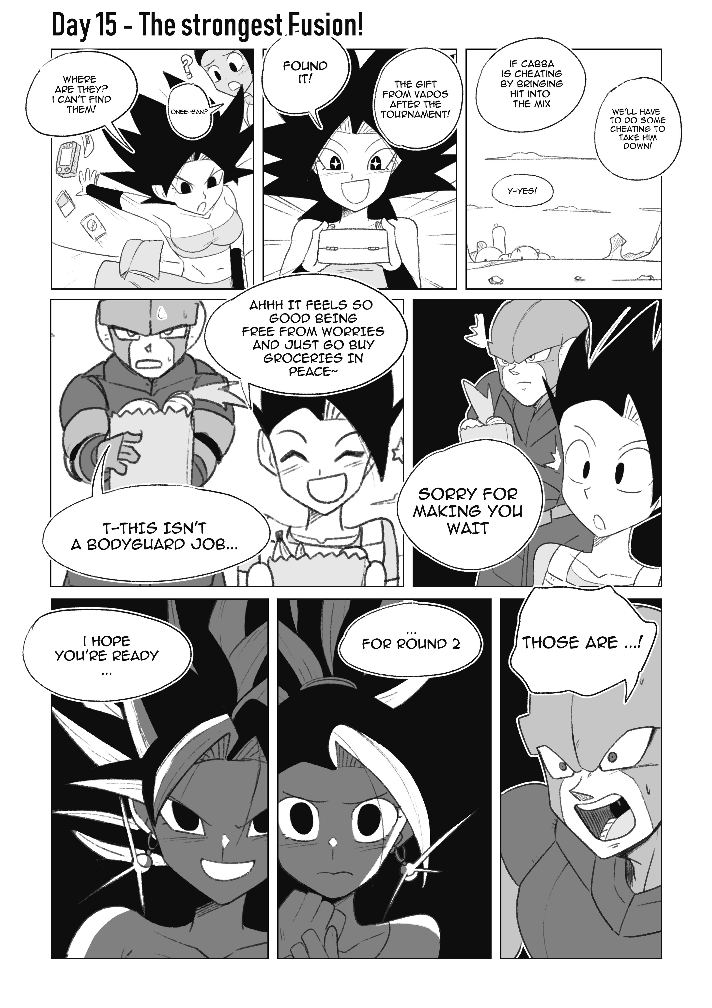 Teasing Cabba porn comic picture 22
